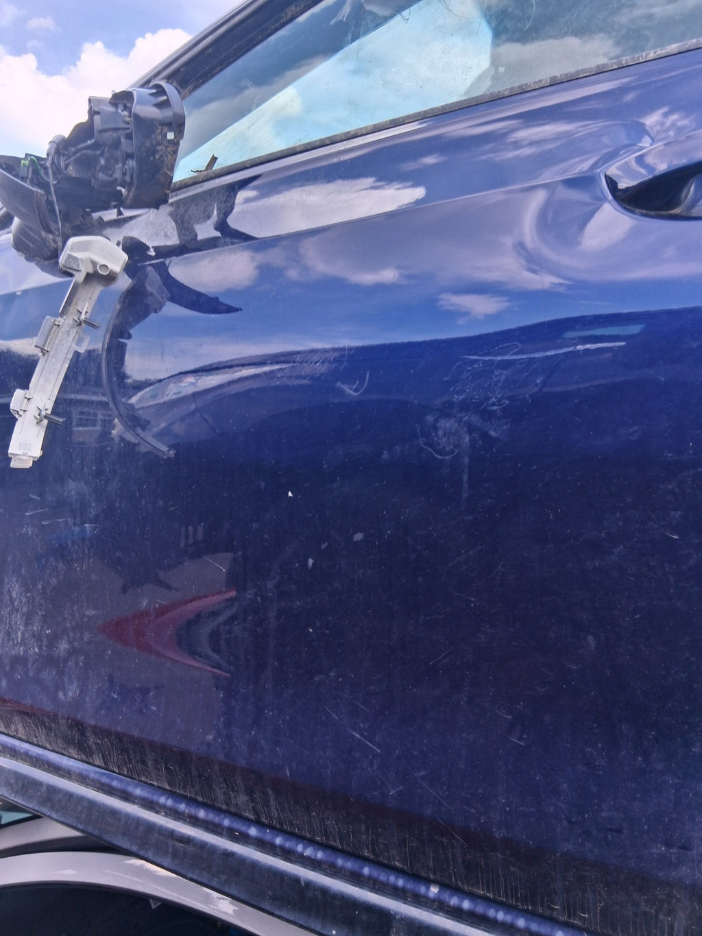 2022 VW VOLKSWAGEN GOLF MK8 R LINE NSF PASSENGER SIDE FRONT LEFT BARE DOOR BLUE