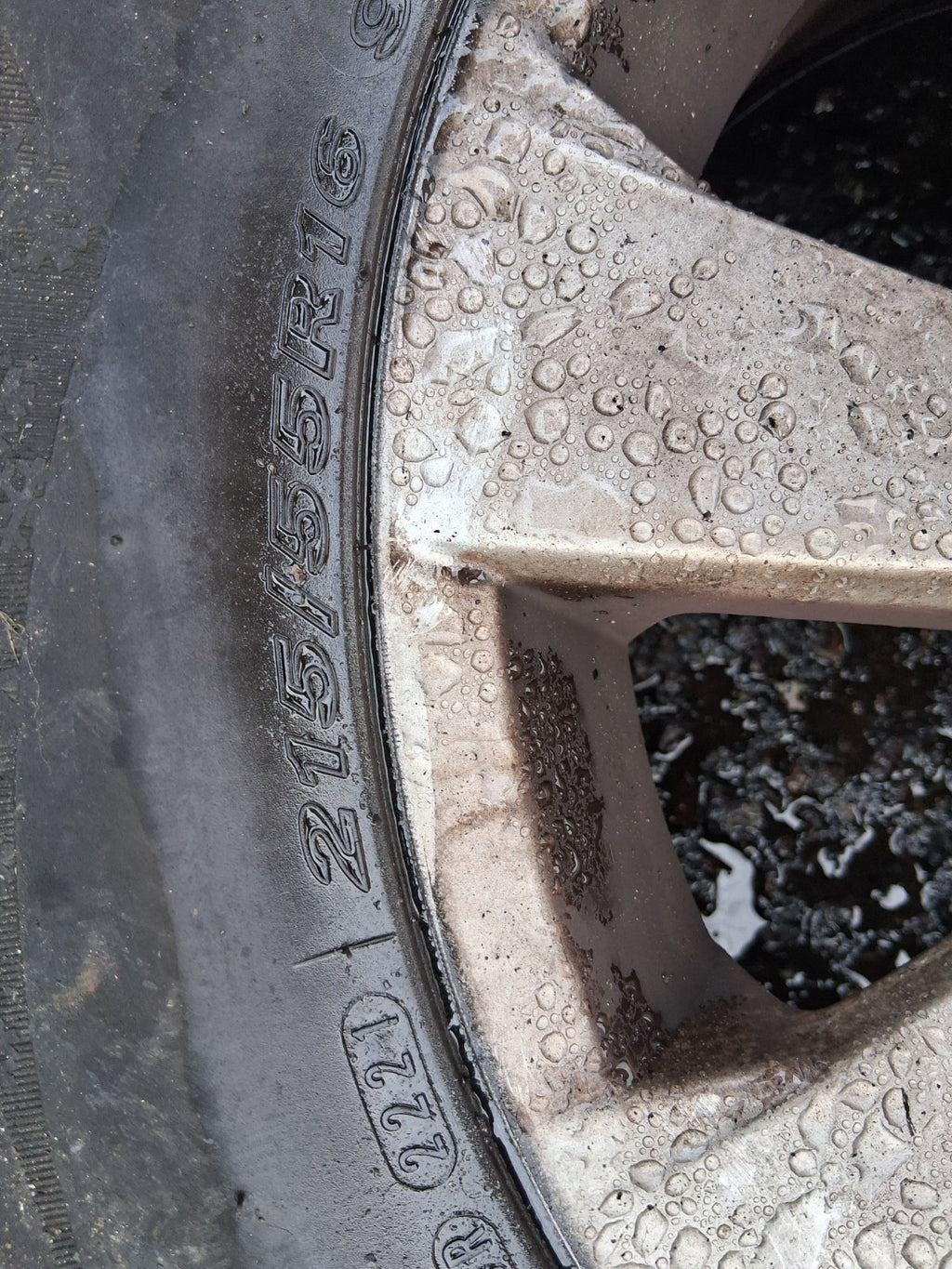 2008 CITROEN C4 PICASSO 16 INCH ALLOY WHEEL WITH TYRE 215/55R16