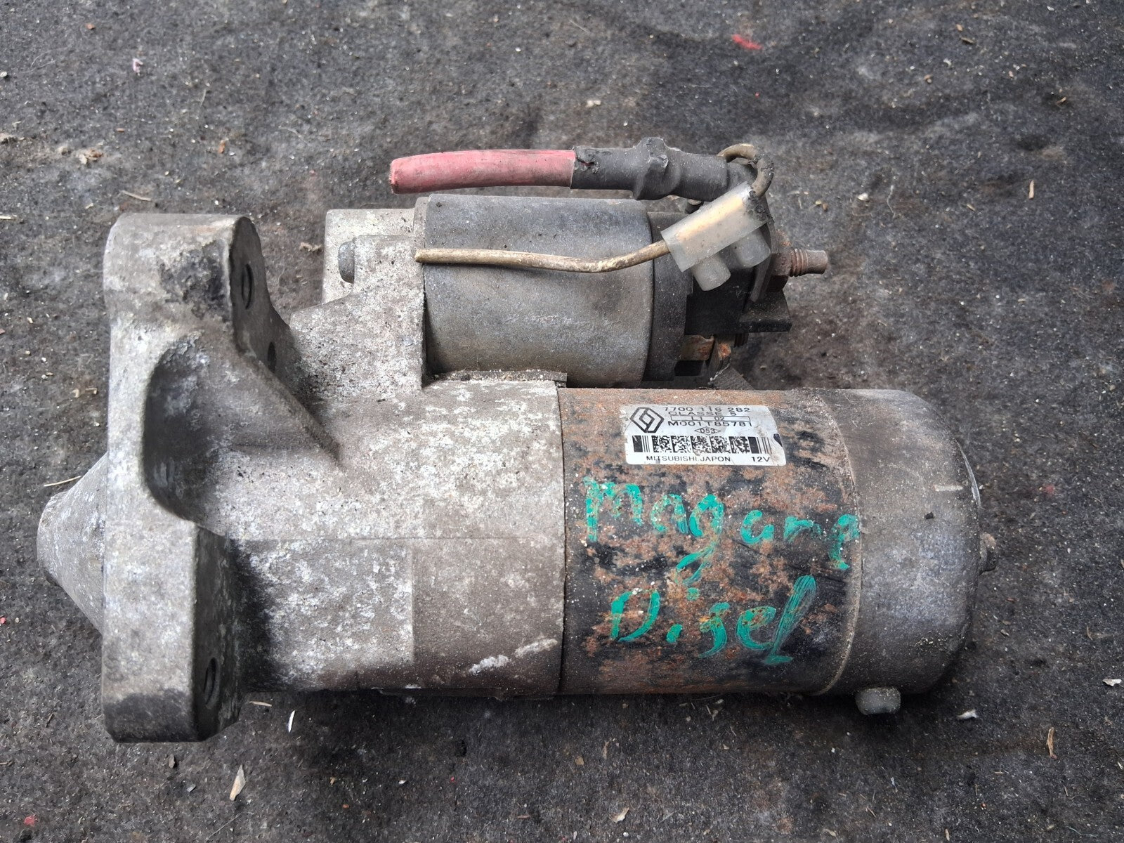 2005 RENAULT MEGANE MK2 1.5 DIESEL STARTER MOTOR 7700116282