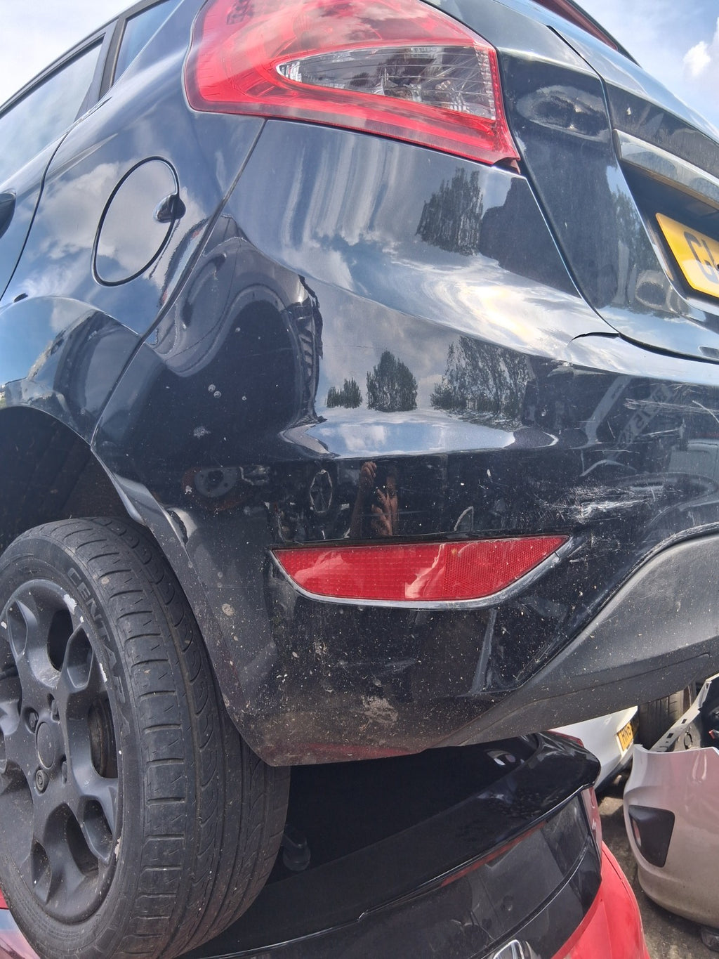 2012 FORD FIESTA ZETEC MK7 5 DOOR COMPLETE REAR BUMPER