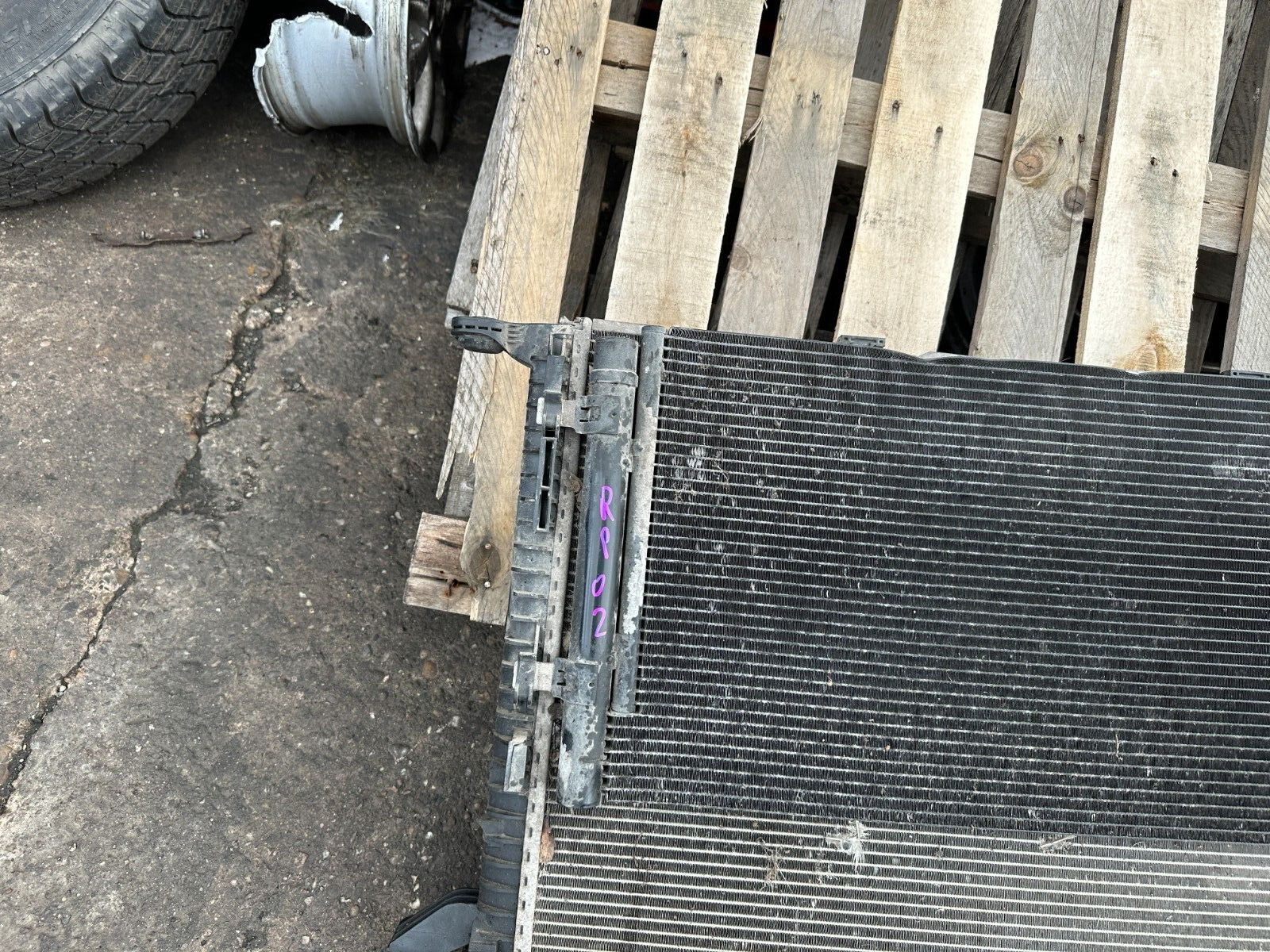 2017 AUDI A6 C7 2.0 DIESEL AUTO RAD PACK WATER RADIATOR COOLANT AC CONDENSER