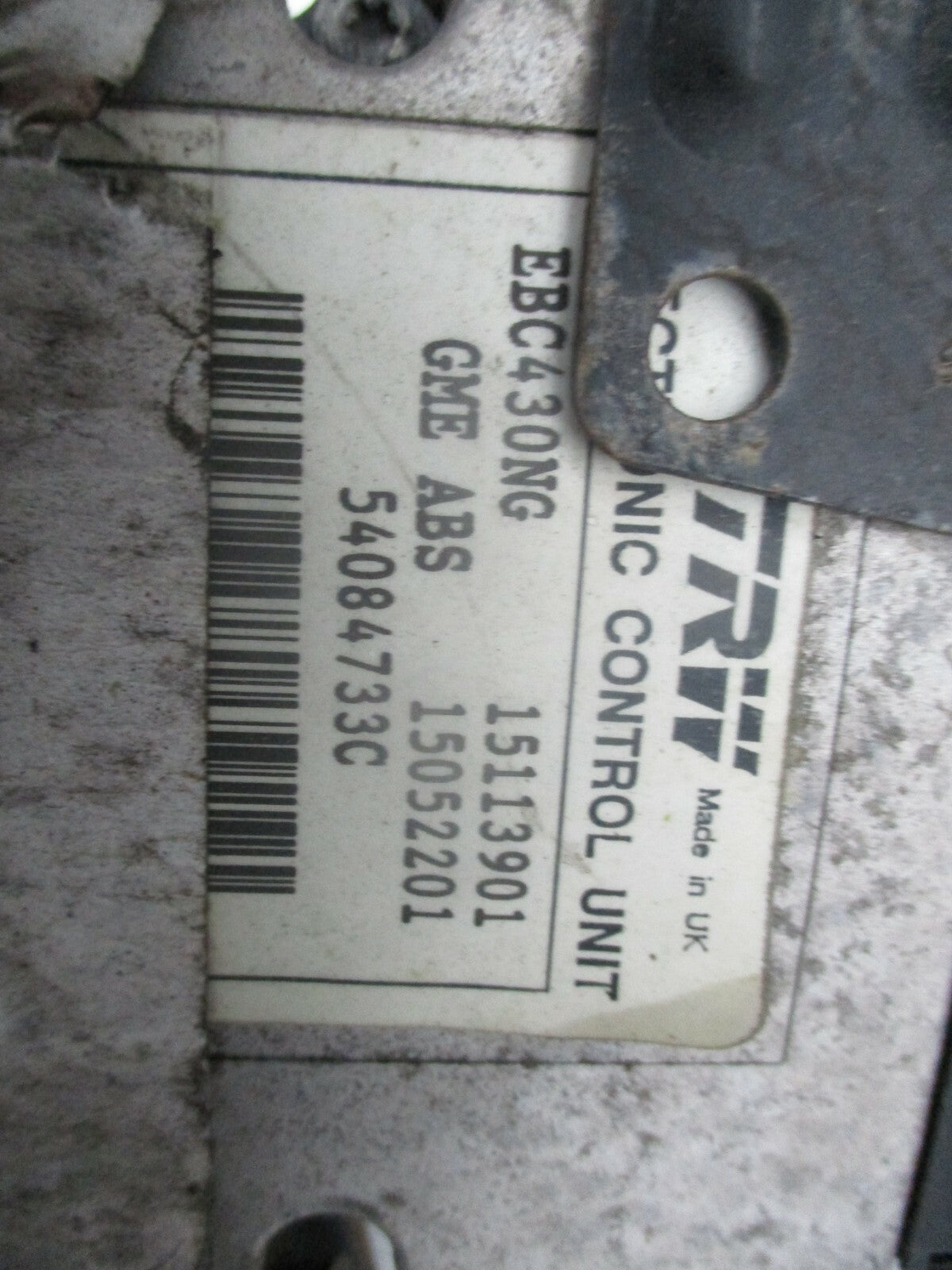 VAUXHALL SIGNUM 2006 1.9 CDTI ABD BRAKE PUMP CONTROLLER MODULE 54084733C
