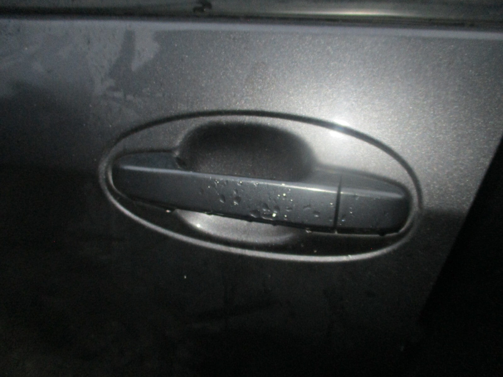 TOYOTA YARIS MK3 2018 NSF PASSENGER SIDE FRONT DOOR HANDLE MAGNETIC GREY MET 1G3