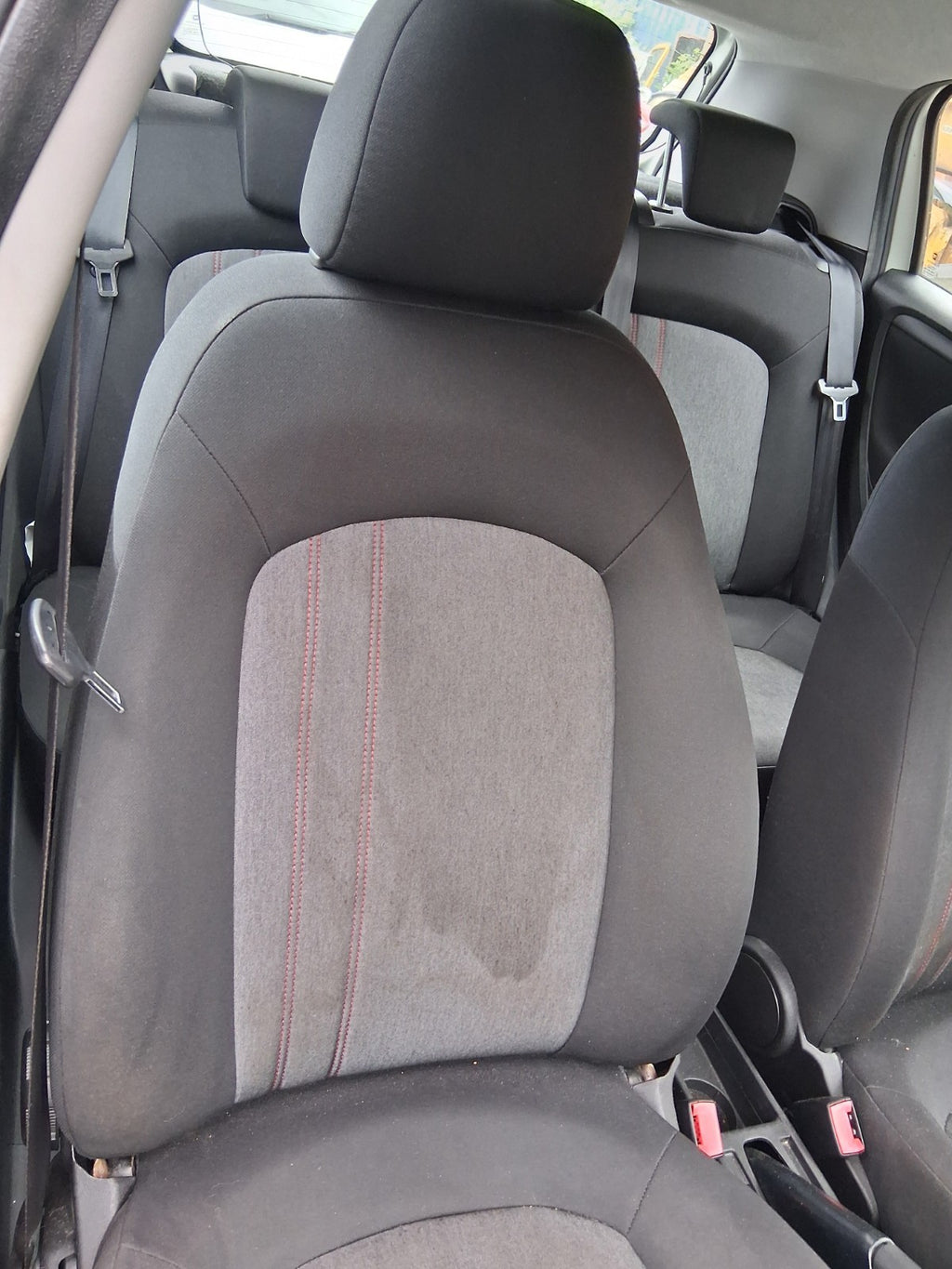 2014 FIAT PUNTO 5 DOOR MK3 OSF DRIVER SIDE FRONT RIGHT FABRIC SEAT