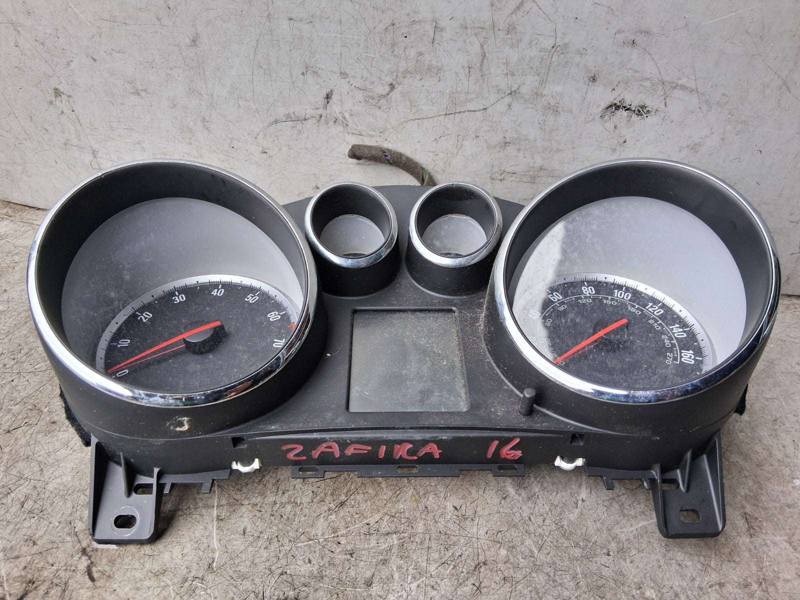 VAUXHALL ZAFIRA C 2018 1.4 PETROL MANUAL SPEEDO INSTRUMENT CLUSTER 13460587