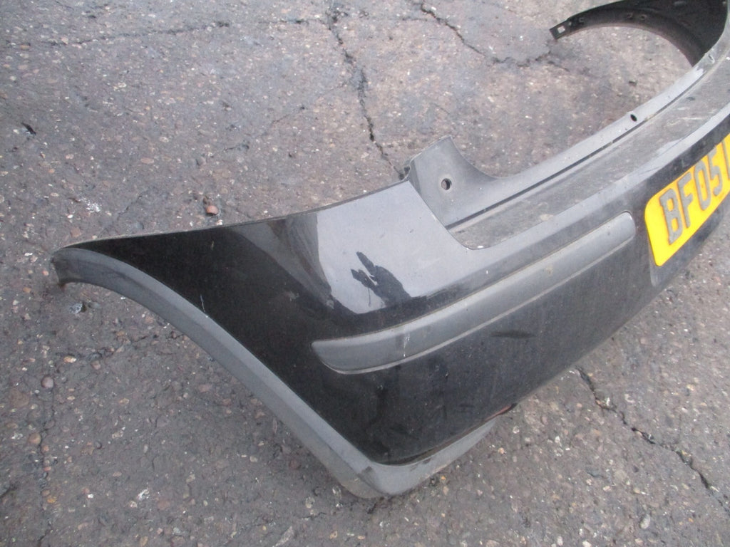 VAUXHALL CORSA C 2005 REAR COMPLETE BUMPER BLACK