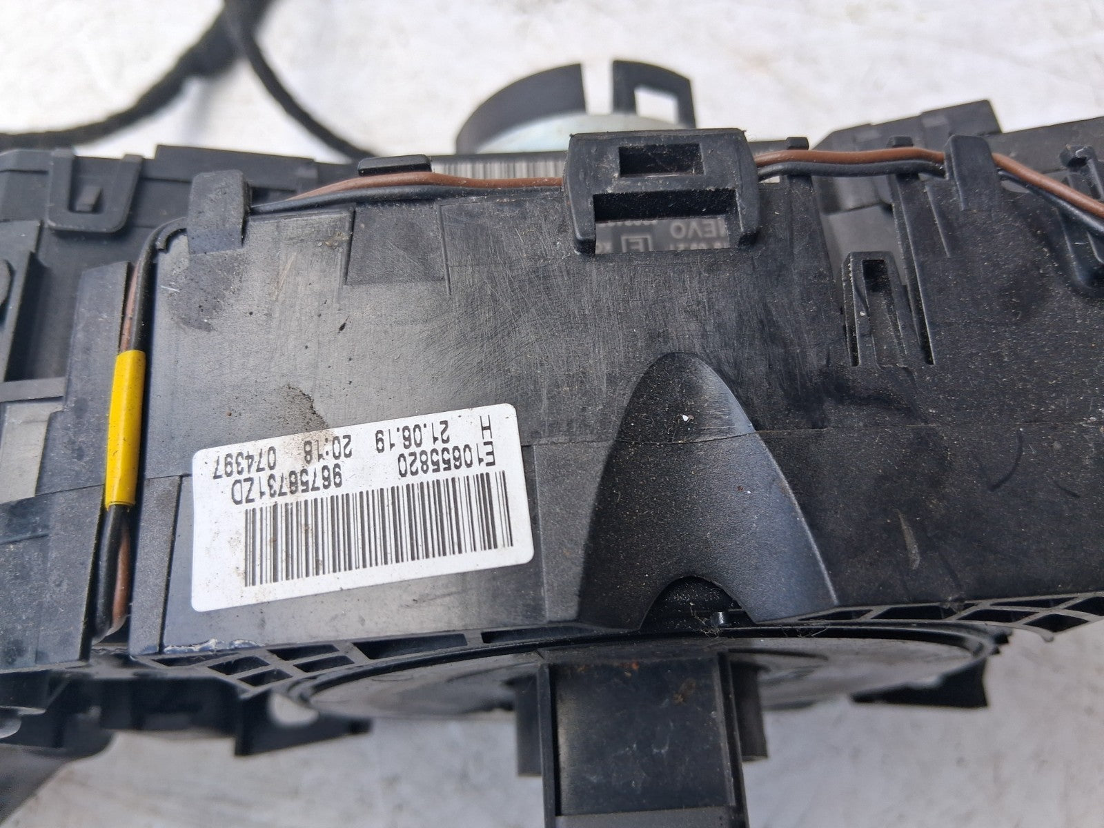2019 PEUGEOT 5008 MK2 INDICATOR WIPER COMBINATION SWITCH STALK SQUIB 98312547ZD