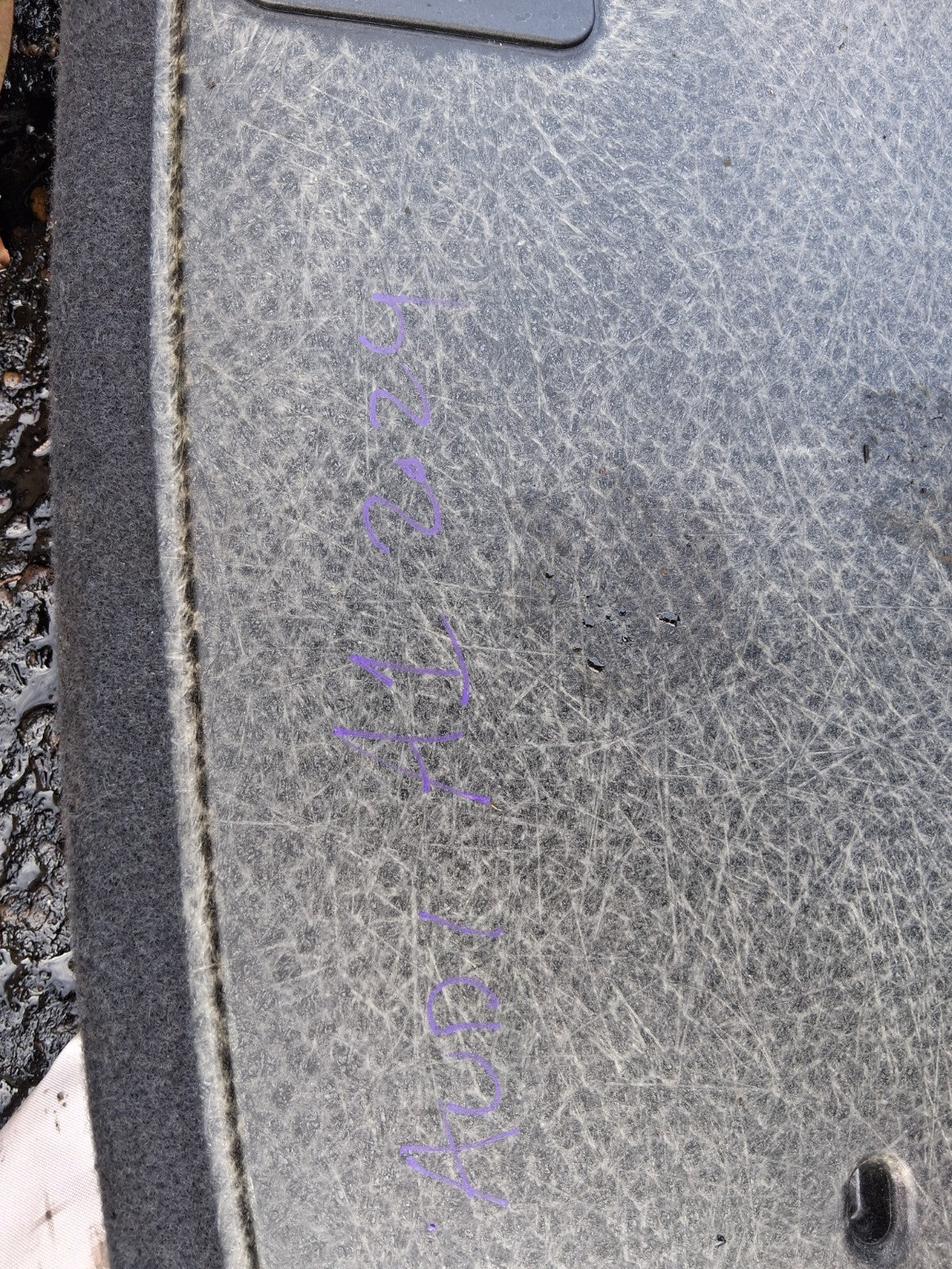 2024 AUDI A1 S LINE MK2 GB REAR BOOT FLOOR LINER CARPET MAT 81A861529