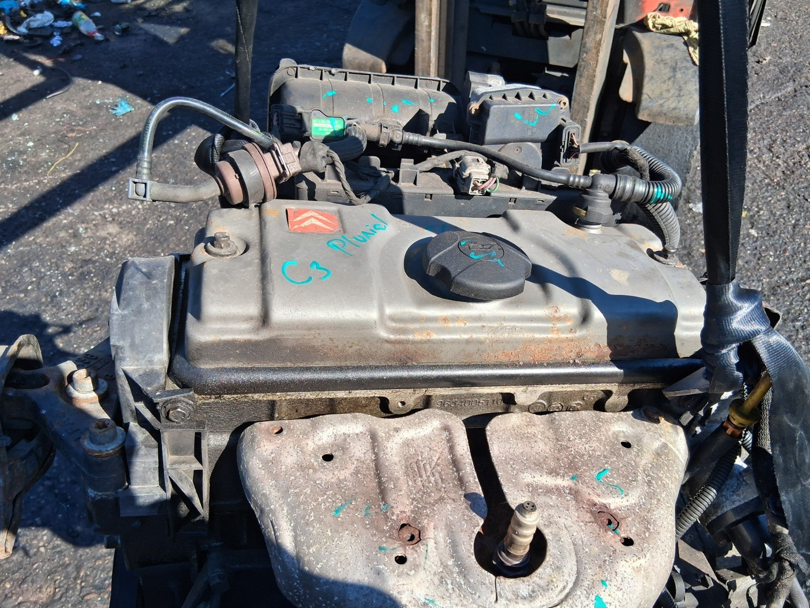 2006 CITROEN C3 PLURIEL 1.4 PETROL COMPLETE ENGINE TU3A KFV