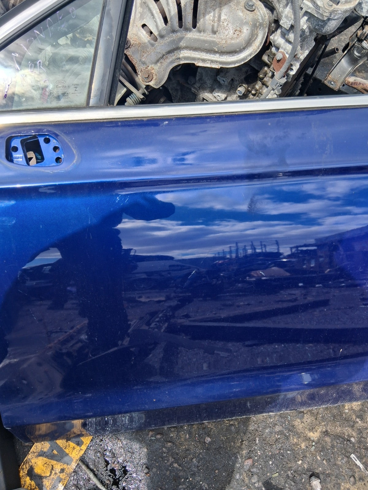 2017 FORD MONDEO MK5 NSF PASSENGER SIDE FRONT LEFT BARE DOOR BLUE LD