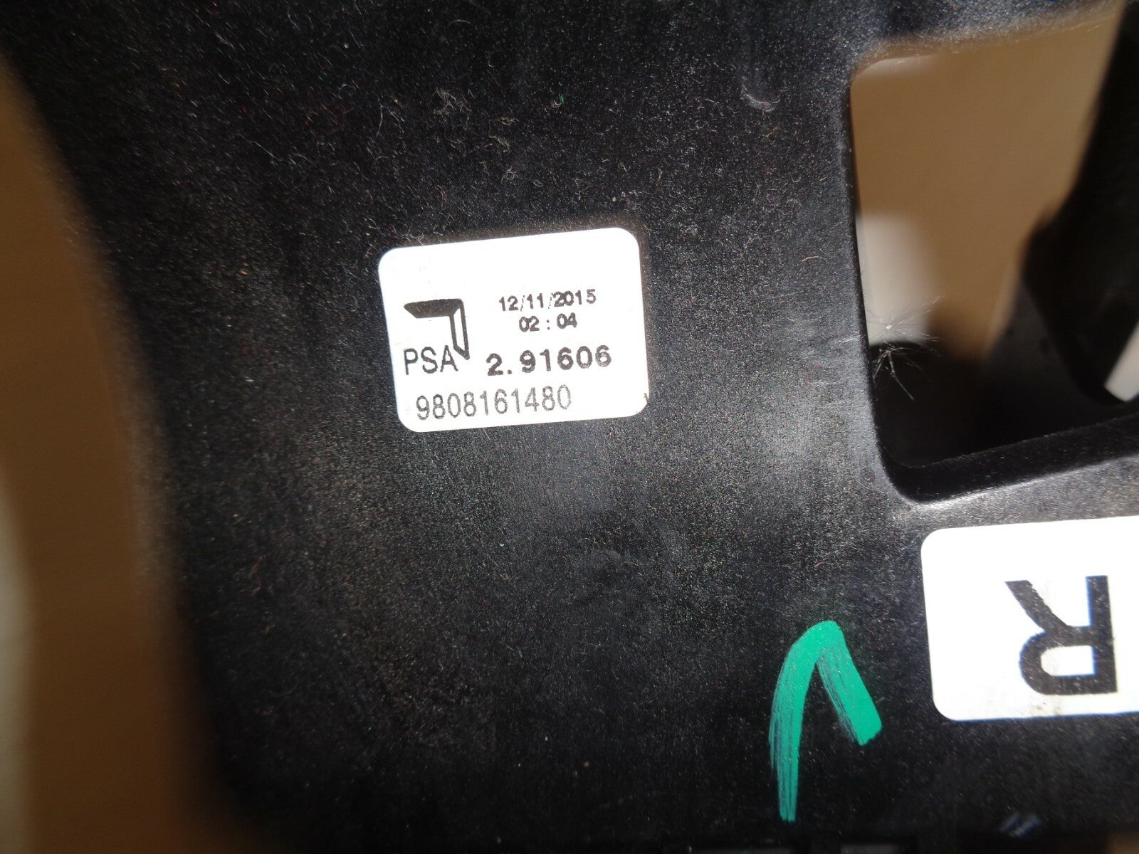 PEUGEOT 208 2016 MK1 1.0 5 SPEED MANUAL GEAR STICK SHIFTER SELECTOR 9808161480