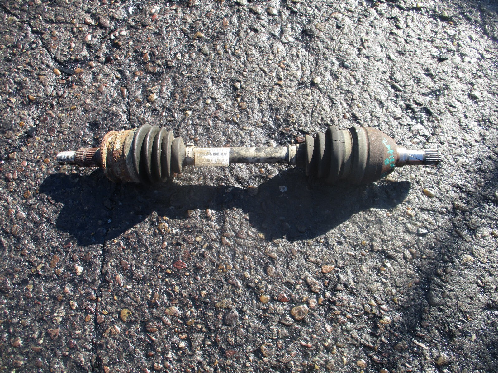 VAUXHALL ZAFIRA C 2017 1.4 PETROL MANUAL NS PASSENGER SIDE DRIVESHAFT 13348263