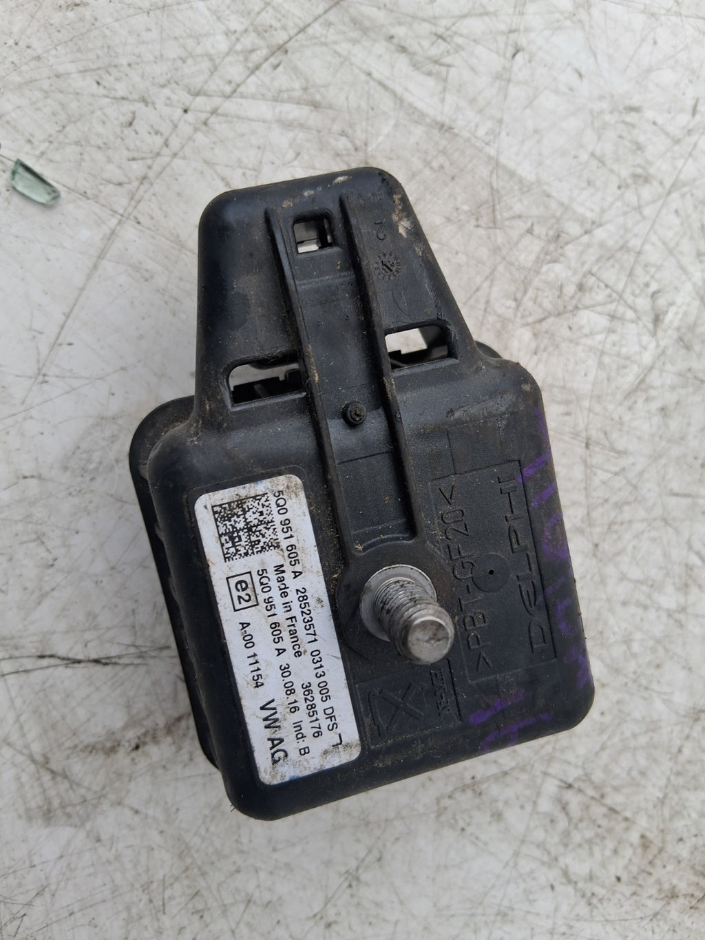 VW VOLKSWAGEN GOLF MK7 2016 ANTI THEFT ALARM SIREN HORN 5Q0951605A
