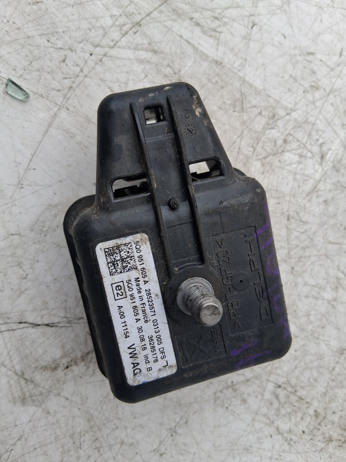 VW VOLKSWAGEN GOLF MK7 2016 ANTI THEFT ALARM SIREN HORN 5Q0951605A