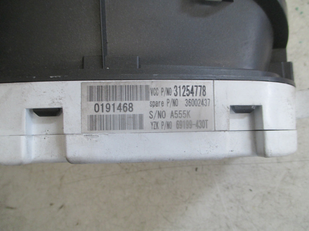 VOLVO V50 S40 C30 1.6 DIESEL SPEEDOMETER INSTRUMENT CLUSTER 31254778