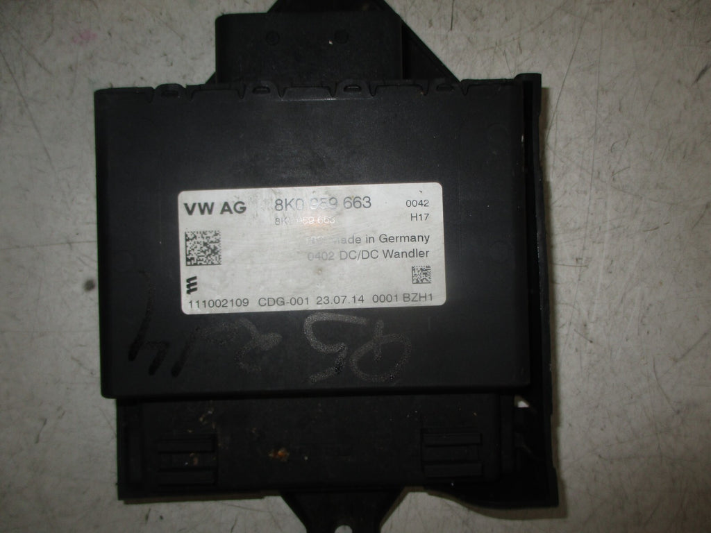 AUDI Q5 2014 VOLTAGE STABILIZER CONTROL MODULE ECU 8K0959663
