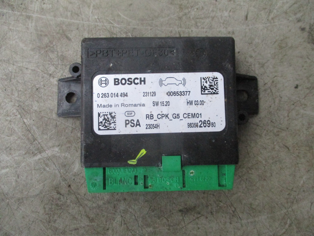 2023 VAUXHALL GRANDLAND PDC PARKING DISTANCE CONTROL MODULE UNIT 0263014494