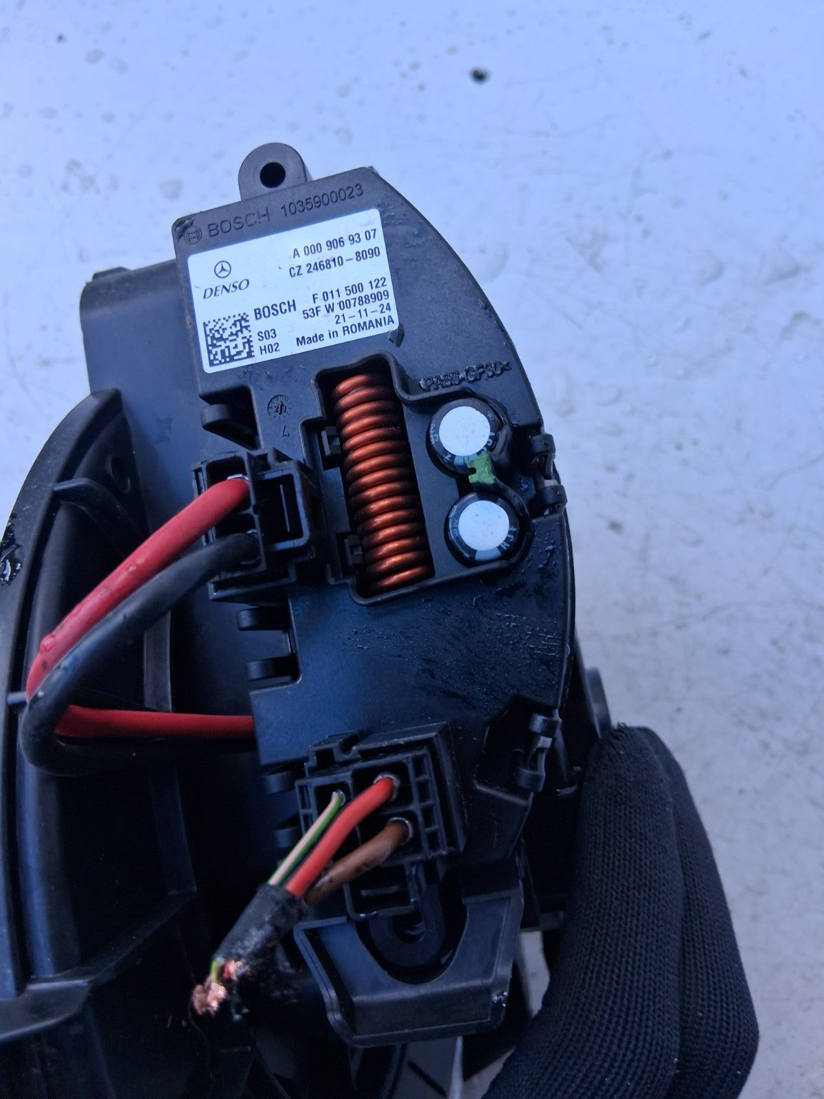 2022 MERCEDES SPRINTER HEATER BLOWER FAN MOTOR A0008308002