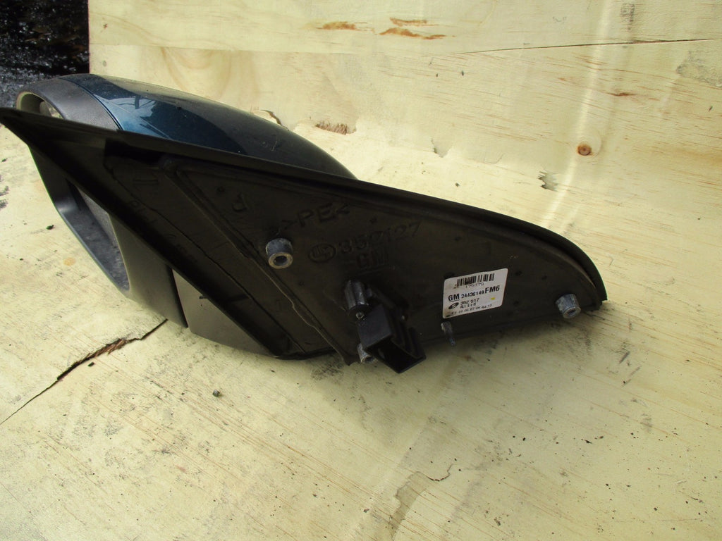 VAUXHALL VECTRA C 2007 NS PASSENGER ELECTRIC DOOR WING MIRROR DARK GREEN