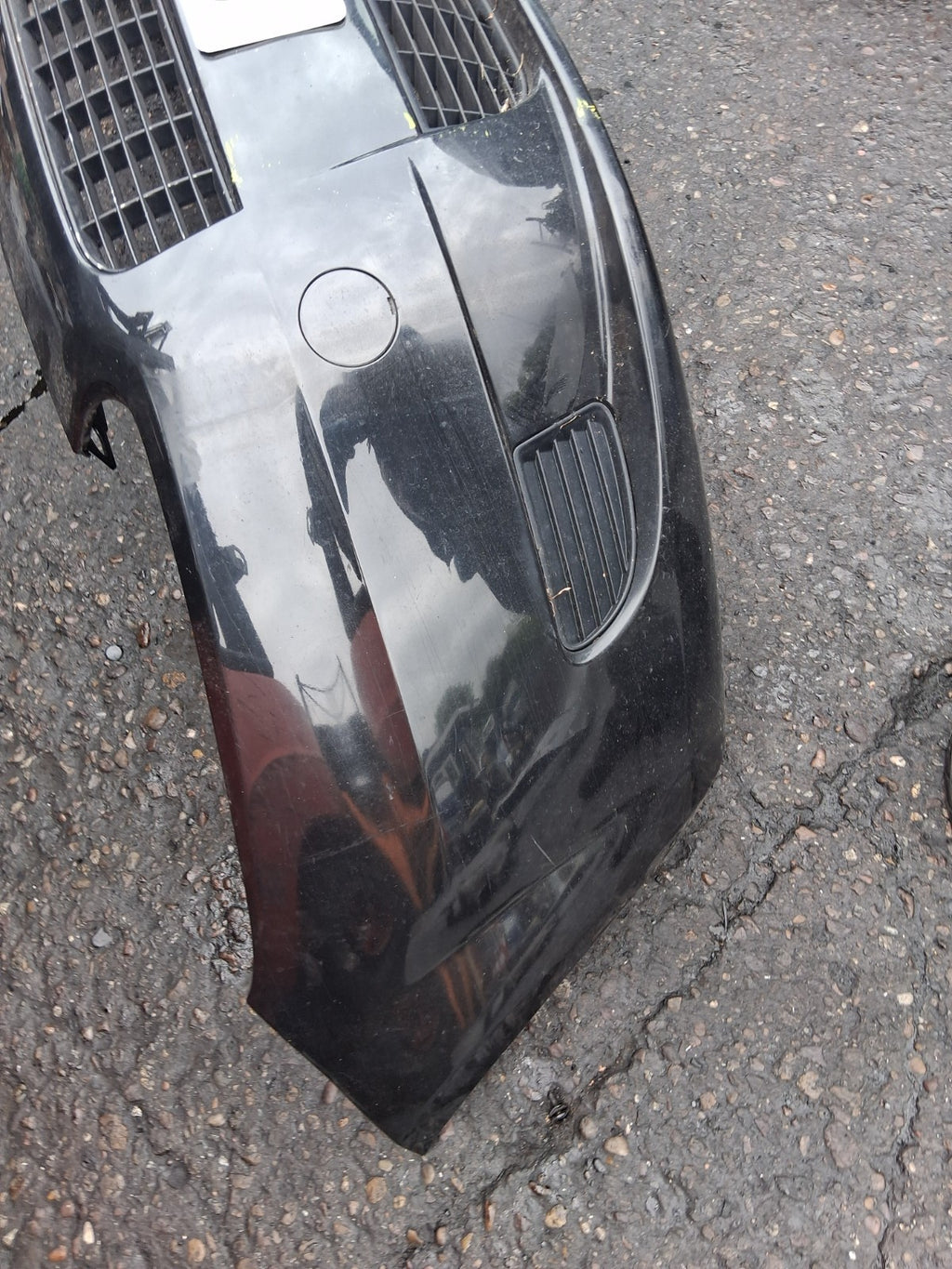2007 FIAT PUNTO MK3 3 DOOR FRONT COMPLETE BUMPER BLACK