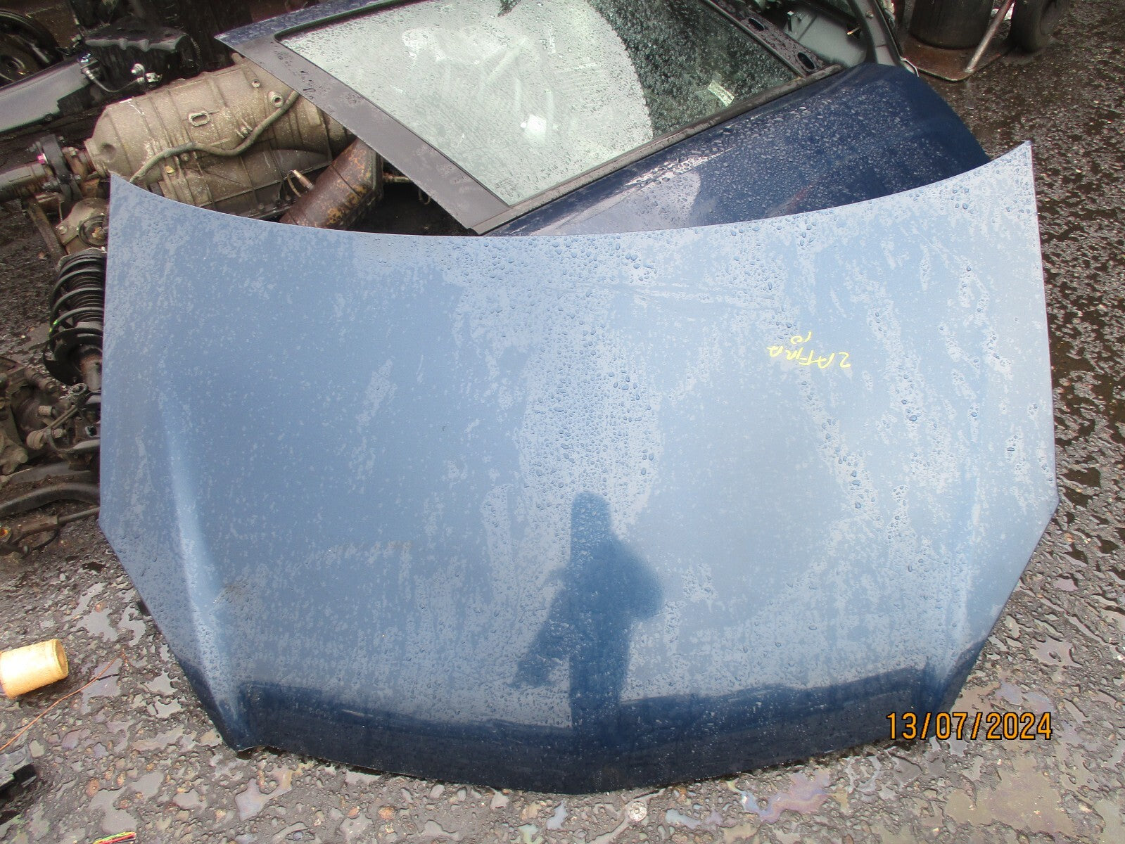 2011 VAUXHALL ZAFIRA B FRONT BONNET PANEL Z22A WATERWORLD BLUE
