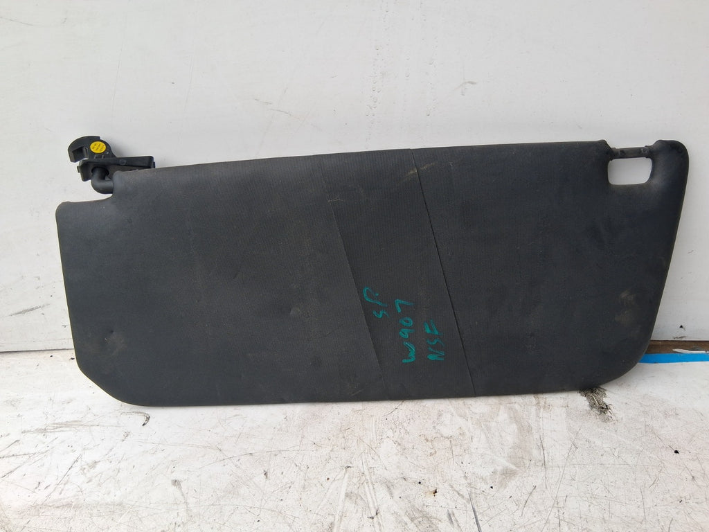 2021 MERCEDES BENZ SPRINTER W907 NSF PASSENGER SIDE FRONT LEFT SUN VISOR SHADE