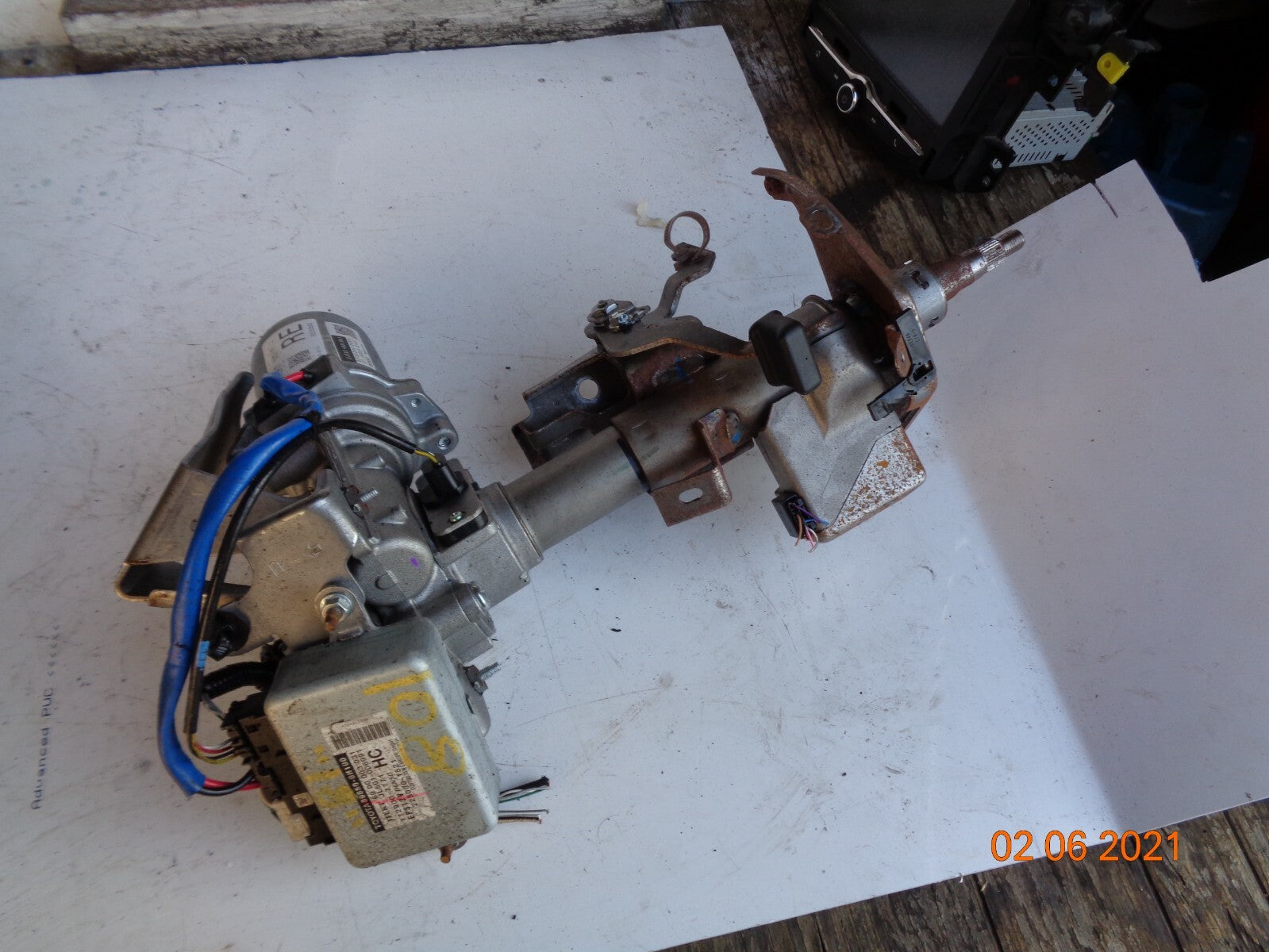 PEUGEOT 108 2018 POWER STEERING COLUMN AND MOTOR 89650-0H100