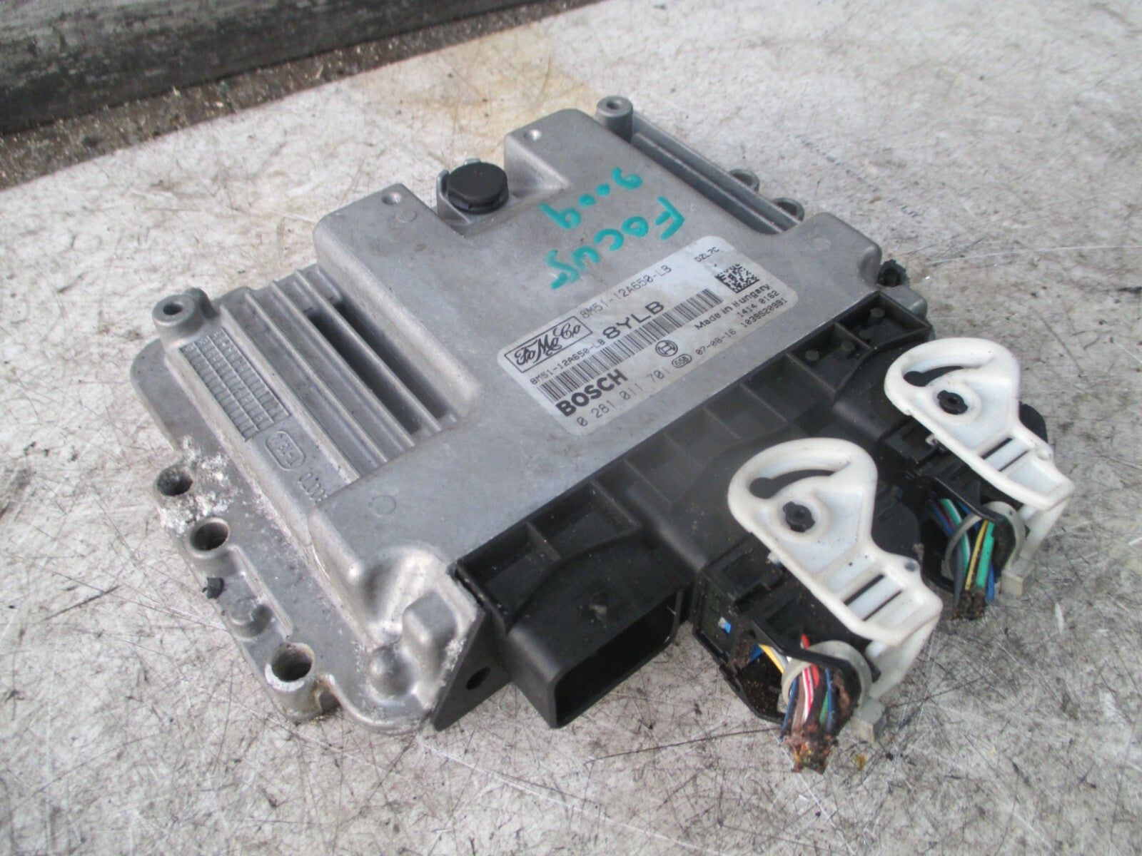 FORD FOCUS MK2 2009 1.6 TDCI DIESEL ECU ENGINE CONTROL MODULE ECU 8M512A650LB