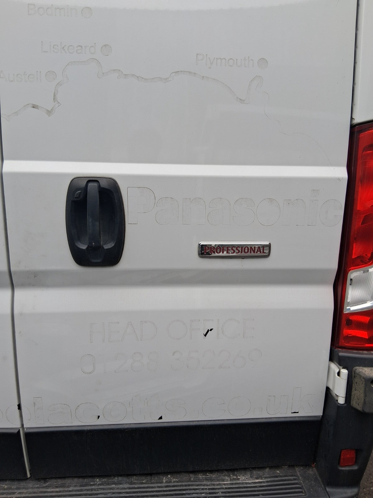 2023 FIAT DUCATO MK3 EXTRA HIGH ROOF OSR DRIVER SIDE REAR BARE DOOR WHITE