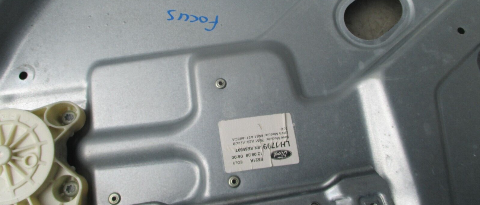 2008 FORD FOCUS NSF BACK REAR LEFT WINDOW MOTOR REGULATOR 7M5T-14B533