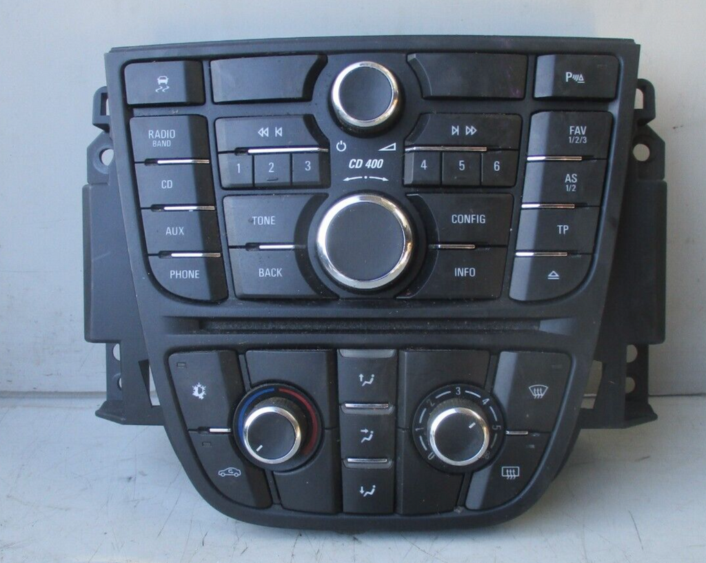 VAUXHALL MERIVA B 2013 HEATER CLIMATE CONTROL SWITCH PANEL 28265970