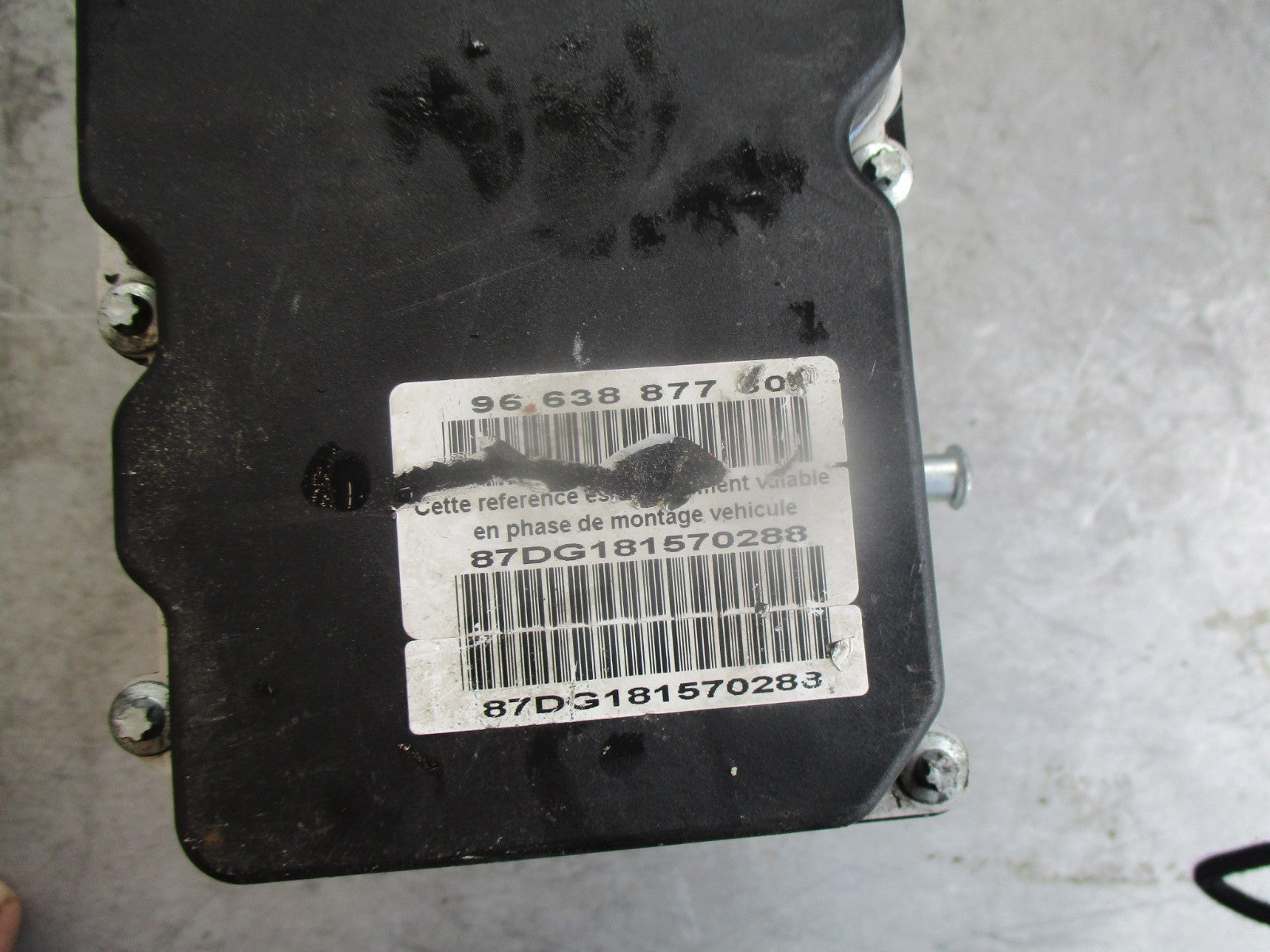 CITROEN C5 2.0 HDI ABS PUMP MODULE 9663887780 0265950657 0265235269 9662131980