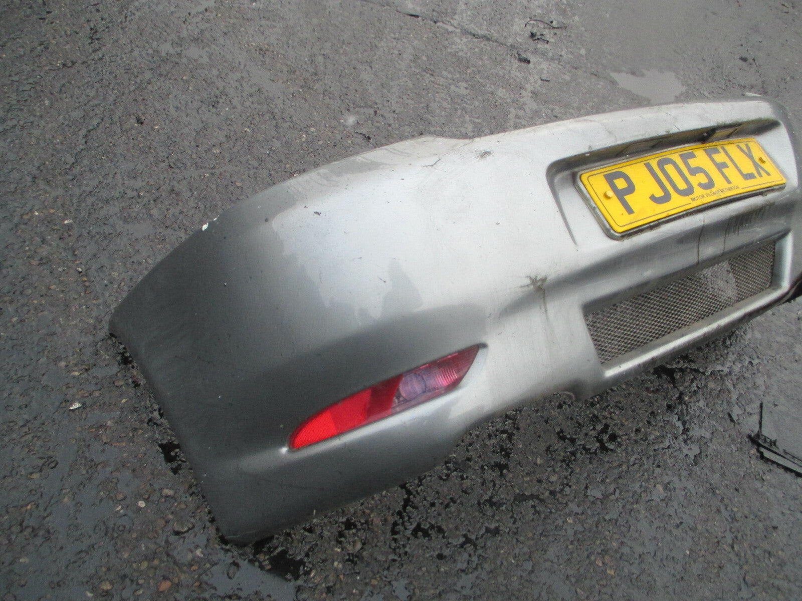 ALFA ROMEO GT 2005 REAR BACK BUMPER SILVER