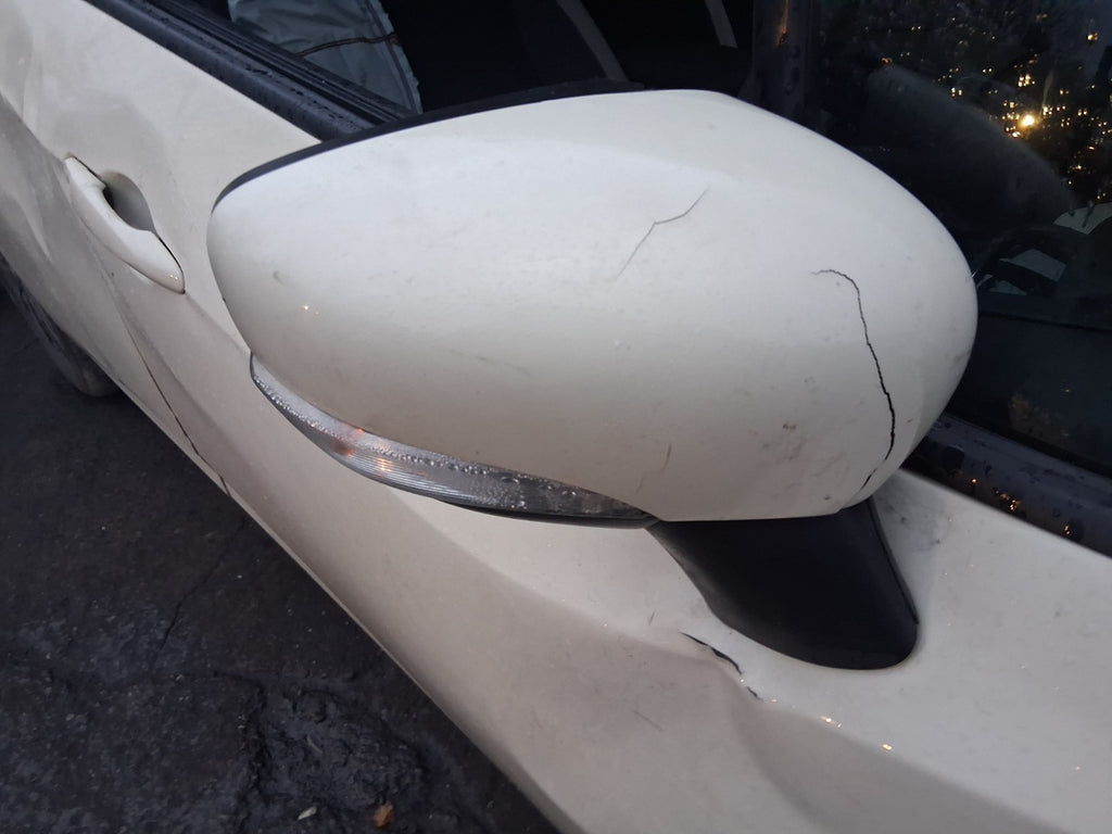 2018 NISSAN MICRA K14 OSF DRIVER SIDE FRONT RIGHT WING MIRROR IVORY