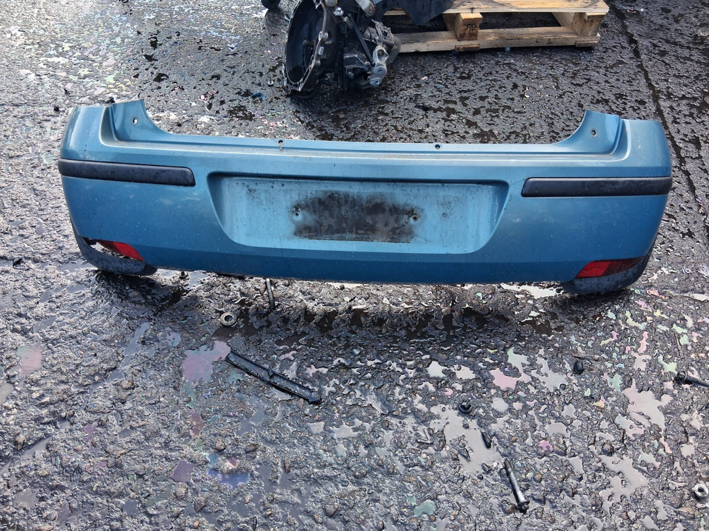 2006 VAUXHALL CORSA C COMPLETE REAR BUMPER BLUE