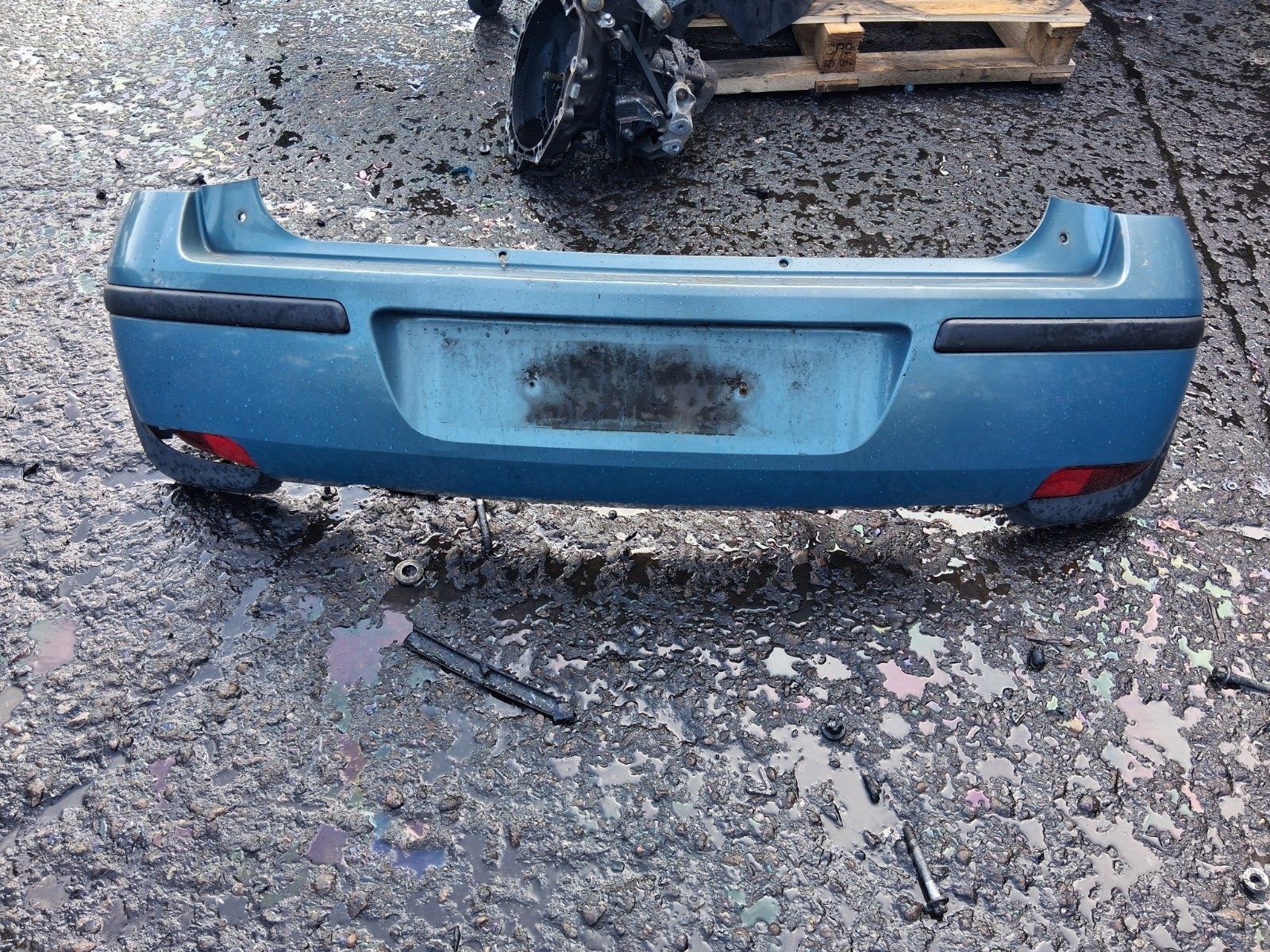 2006 VAUXHALL CORSA C COMPLETE REAR BUMPER BLUE