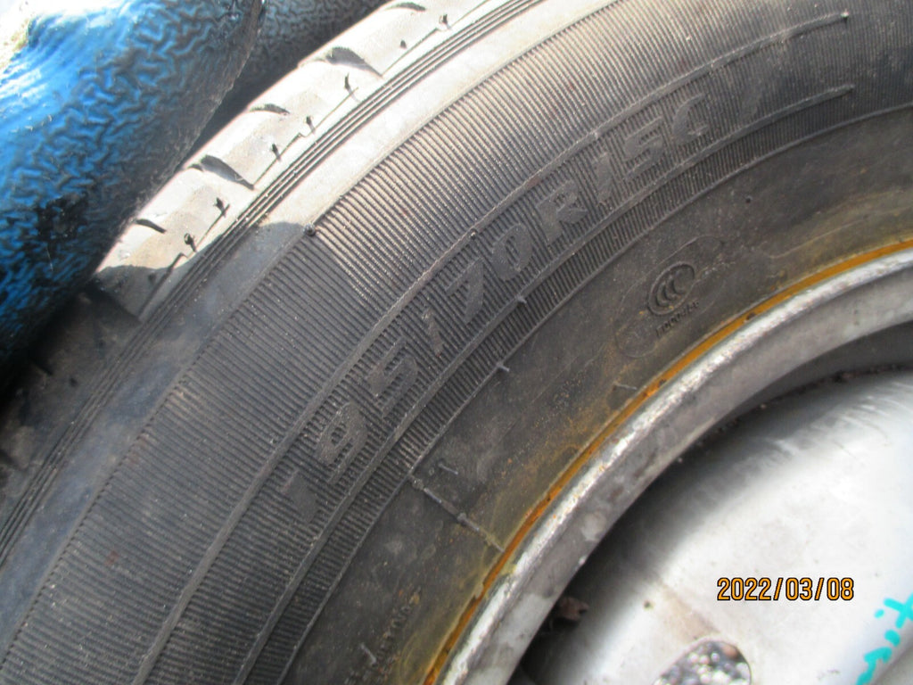 FORD TRANSIT MK7 2011 15 INCH STEEL WHEEL & TYRE 195/70R15 LONGRACE