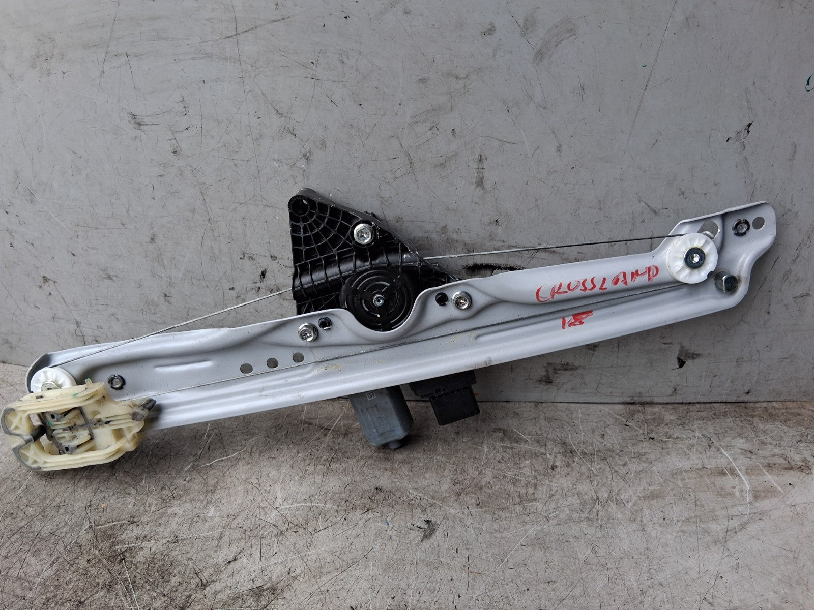 VAUXHALL CROSSLAND X 2018 OSF DRIVER SIDE WINDOW MOTOR & REGULATOR 39187592