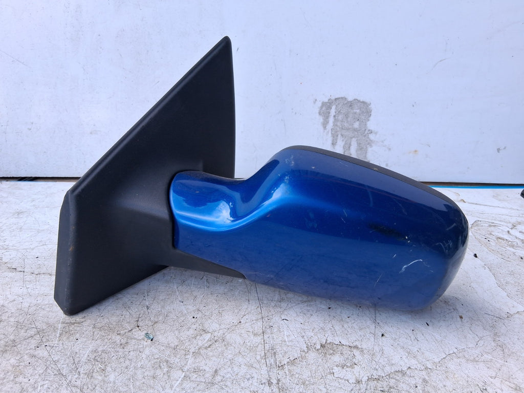 2008 RENAULT CLIO MK3 NSF PASSENGER SIDE FRONT ELECTRIC WING MIRROR BLUE