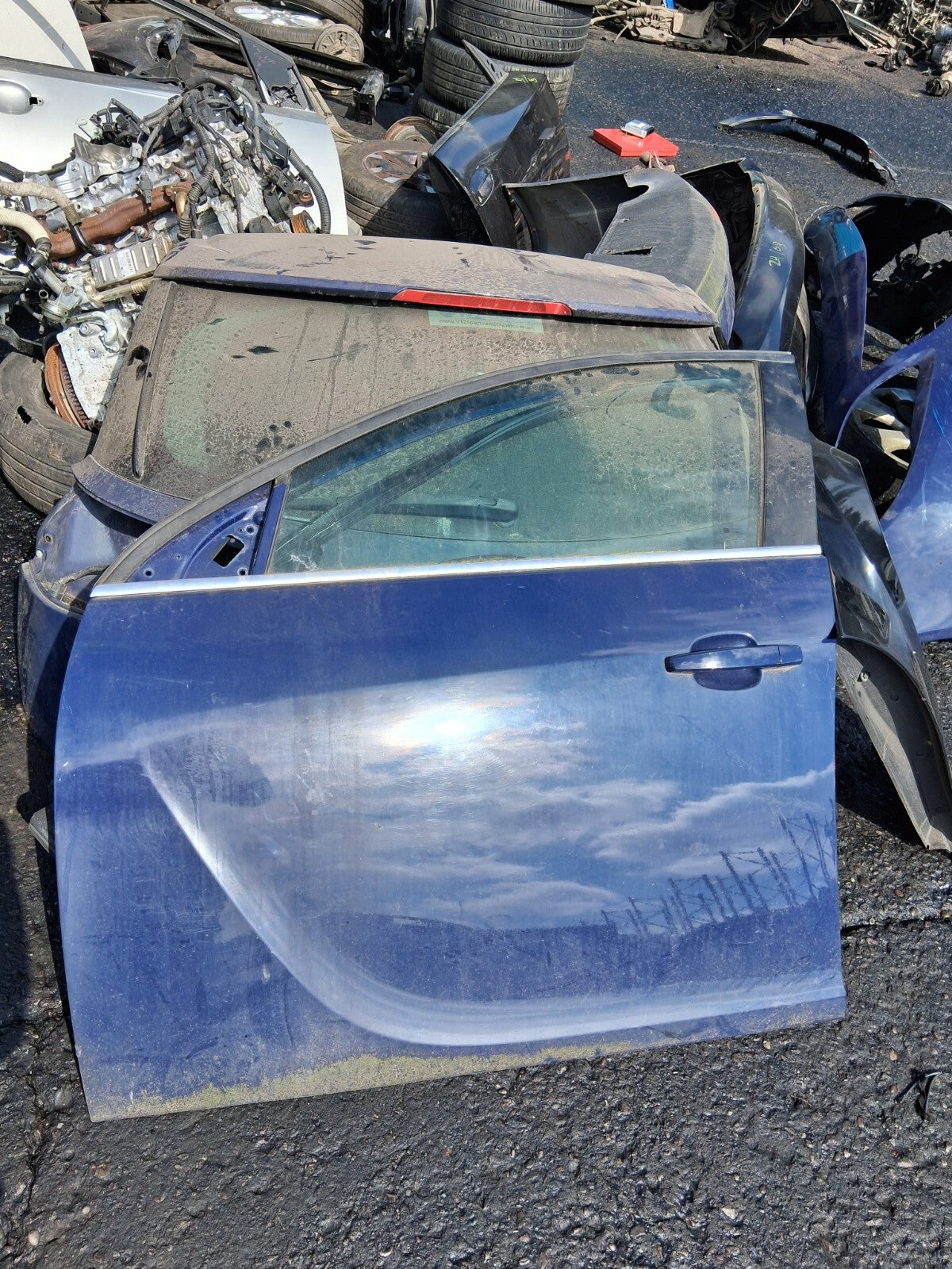 2015 VAUXHALL INSIGNIA MK1 NSF PASSENGER SIDE FRONT COMPLETE DOOR DEEP BLUE Z20Z