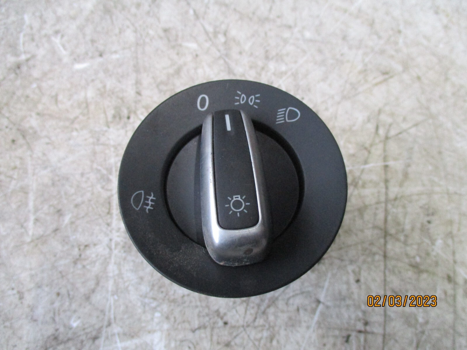 VW VOLKSWAGEN GOLF MK6 2010 HEADLIGHT CONTROL SWITCH 3C8941431B