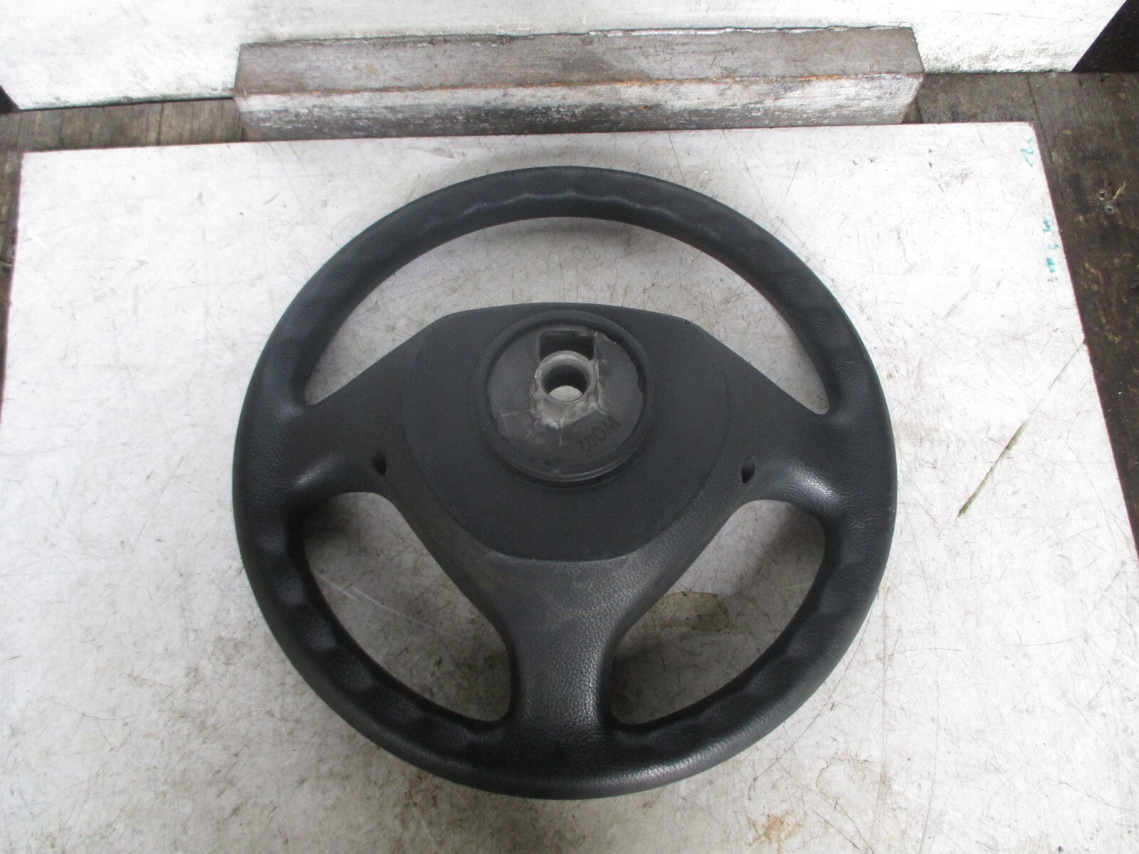VAUXHALL ASTRA MK4 G 2005 STEERING WHEEL LEATHER 90538272