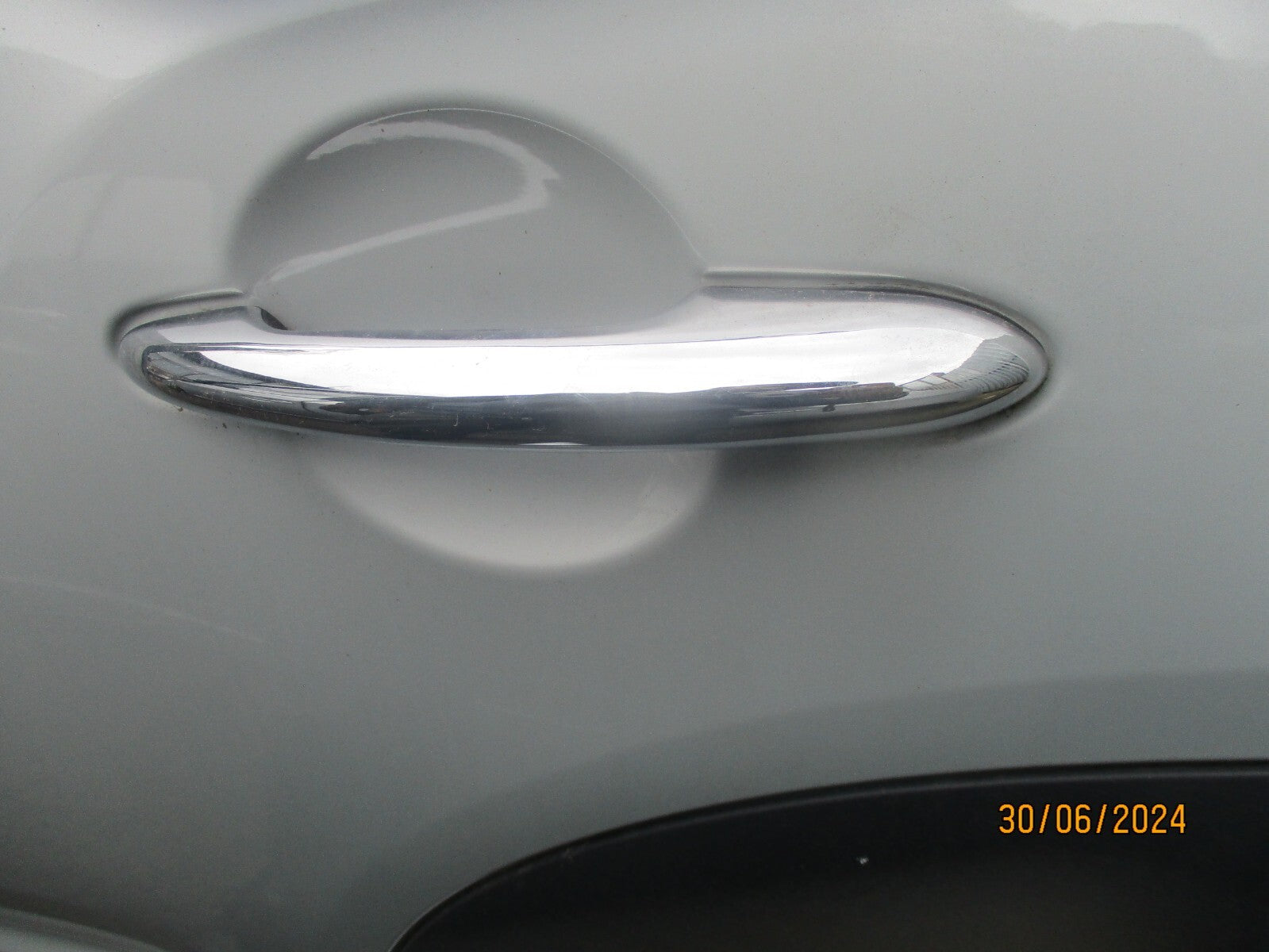 BMW MINI COUNTRYMAN F60 2021 NSR PASSENGER SIDE REAR EXTERIOR DOOR HANDLE CHROME