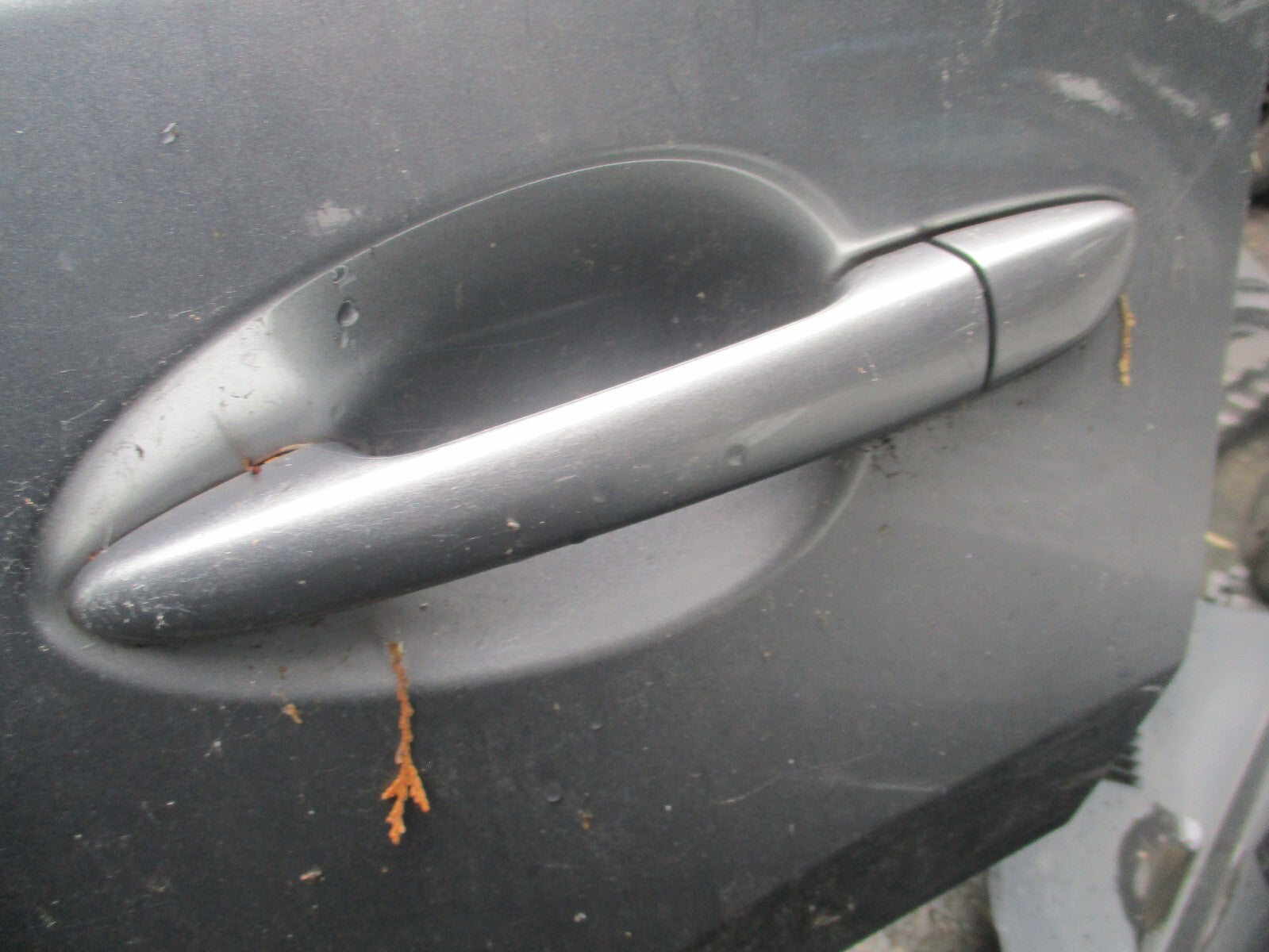 2013 MAZDA CX 5 MK1 NSR PASSENGER SIDE REAR EXTERIOR DOOR HANDLE SILVER P38