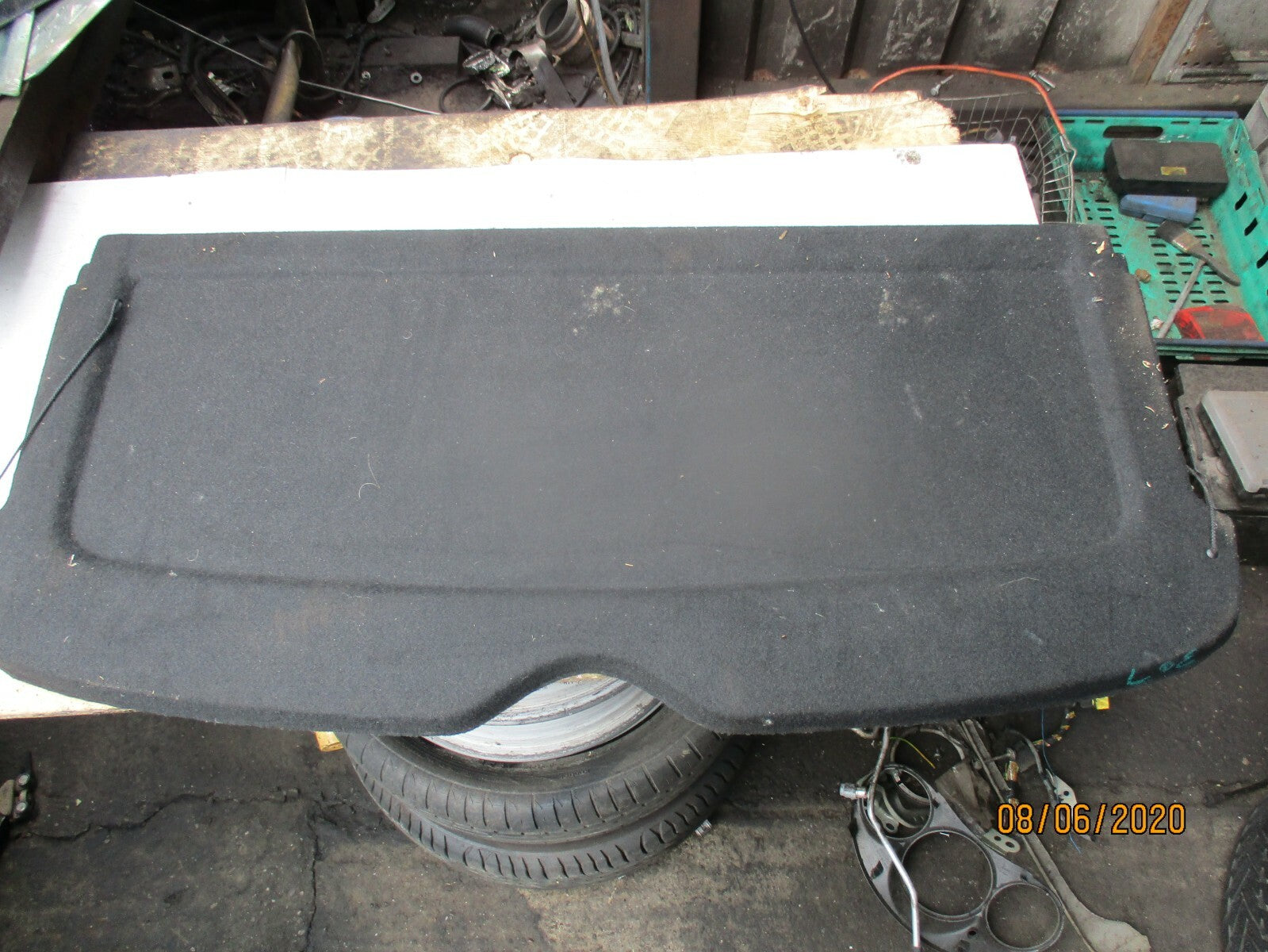 PEUGEOT 307 2007 REAR BOOT STORAGE PARCEL SHELF LOAD COVER CLOTH BOARD