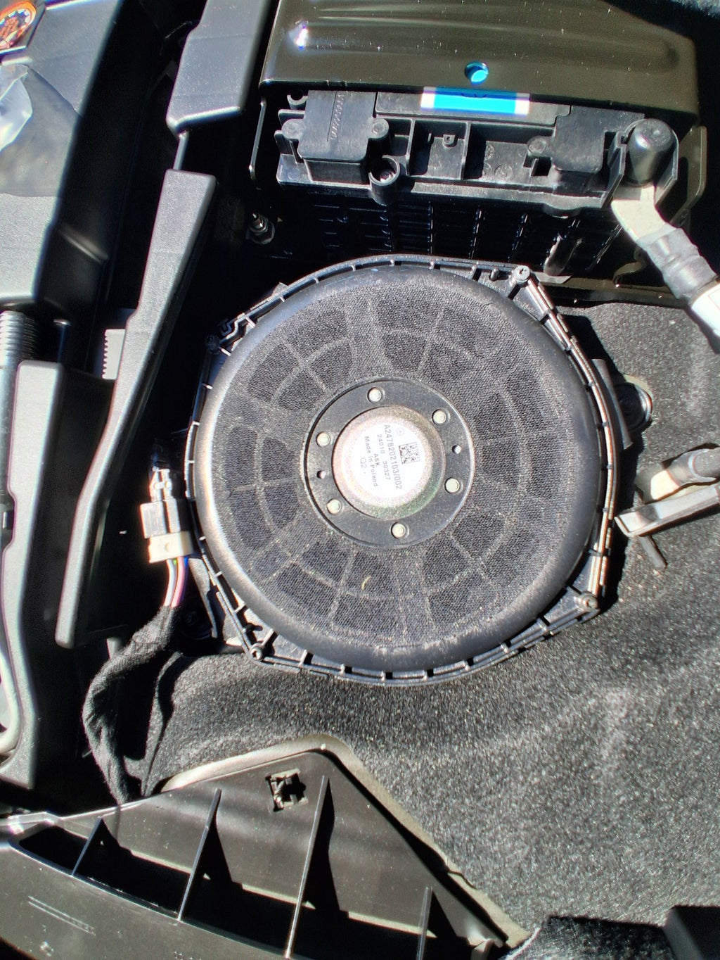2023 MERCEDES BENZ A CLASS W177 REAR SUBWOOFER SPEAKER A2478202103
