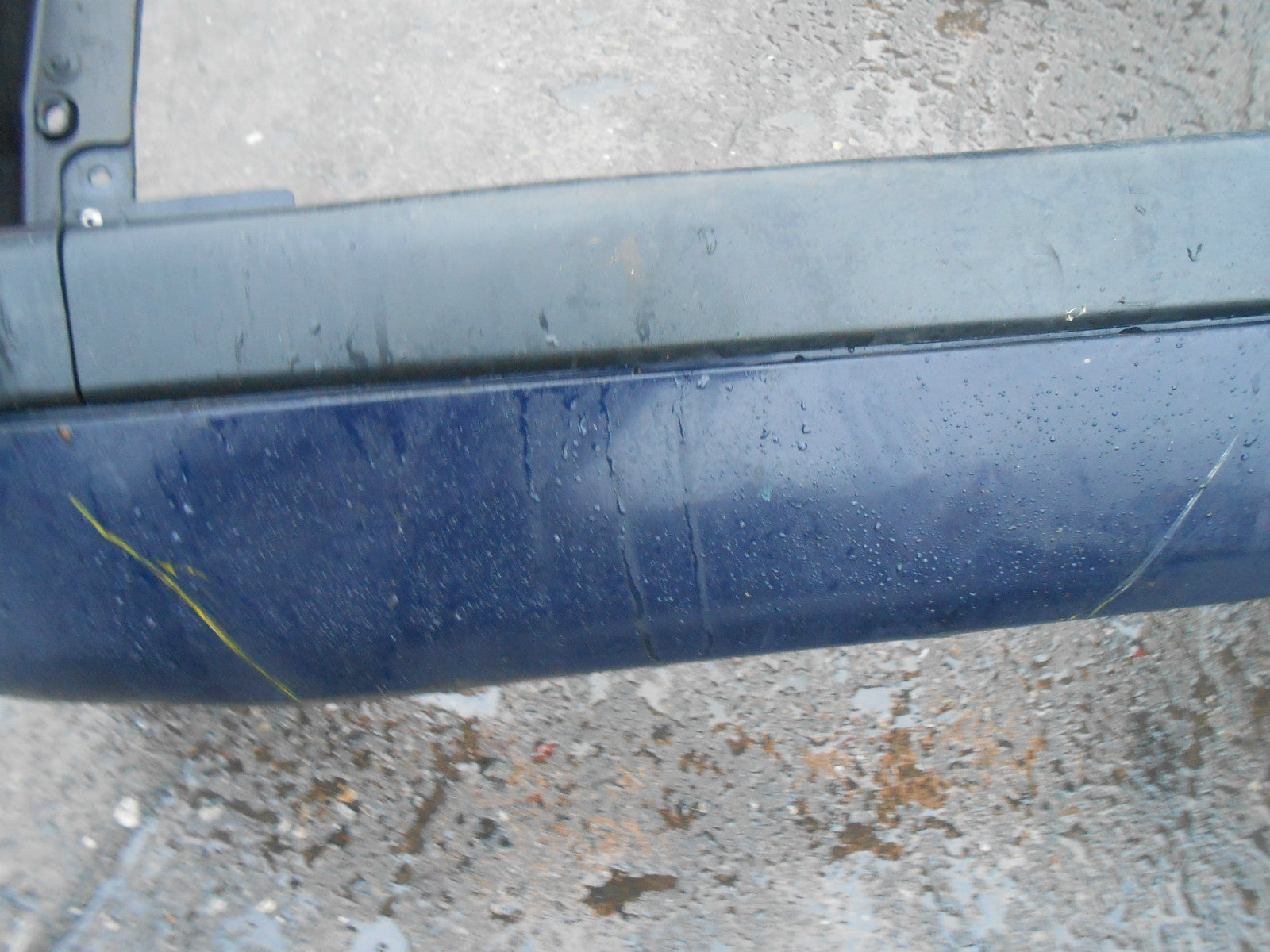 RENAULT ESPACE MK4 PHASE 1 2005 COMPLETE REAR PLASTIC BUMPER & LIGHTS DARK BLUE