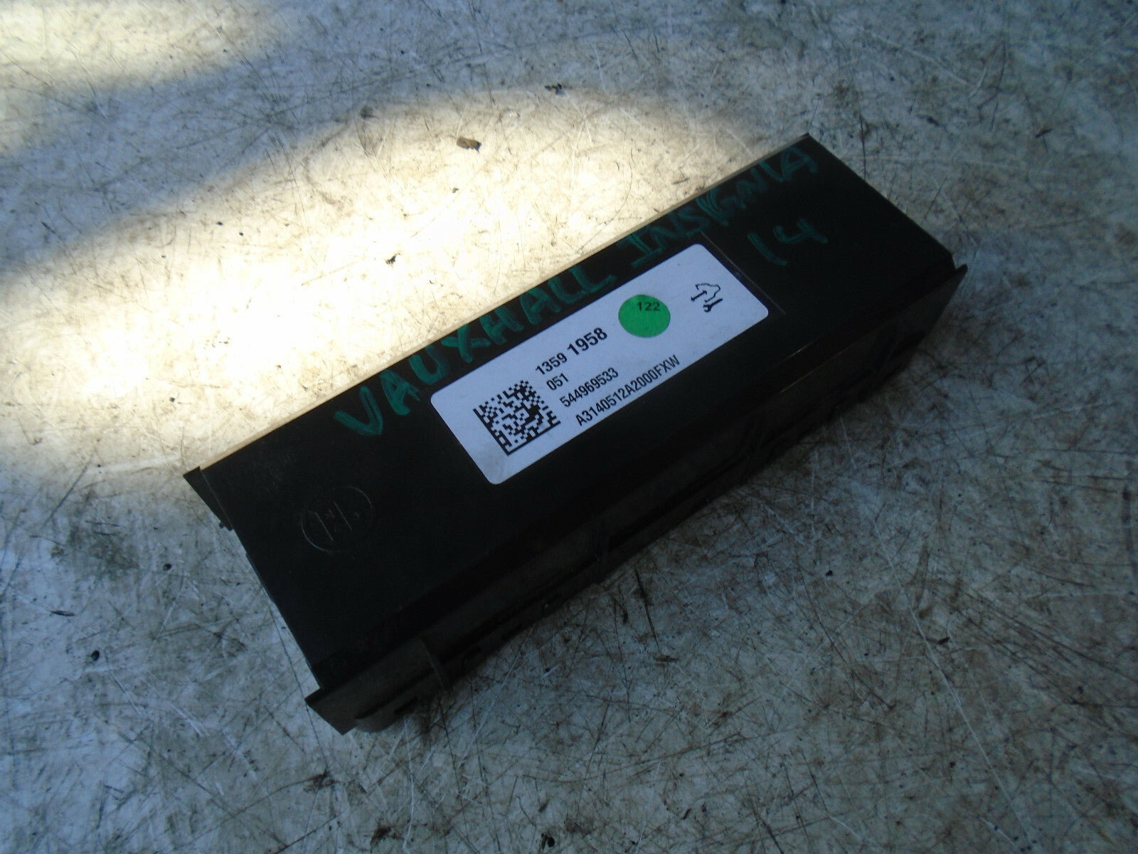 VAUXHALL INSIGNIA A 2014 HEATER CONTROL MODULE ECU 13591958