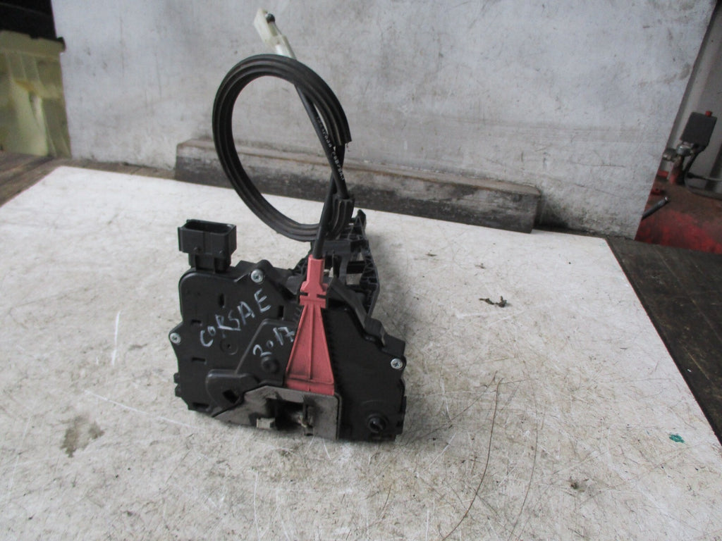 VAUXHALL CORSA E 2017 NSF PASSENGER FRONT SIDE DOOR LOCK  13431843