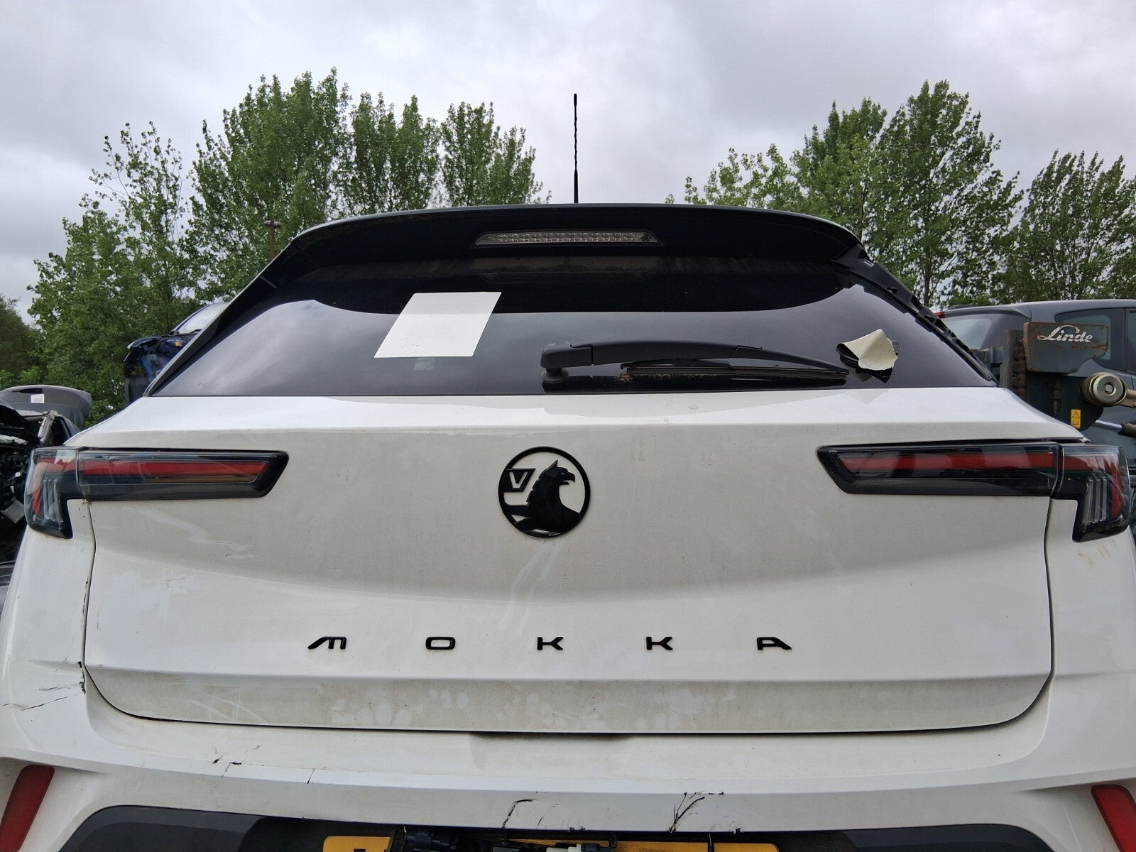 2024 VAUXHALL MOKKA B MK2 BARE BOOTLID TAILGATE ARCTIC WHITE EWP